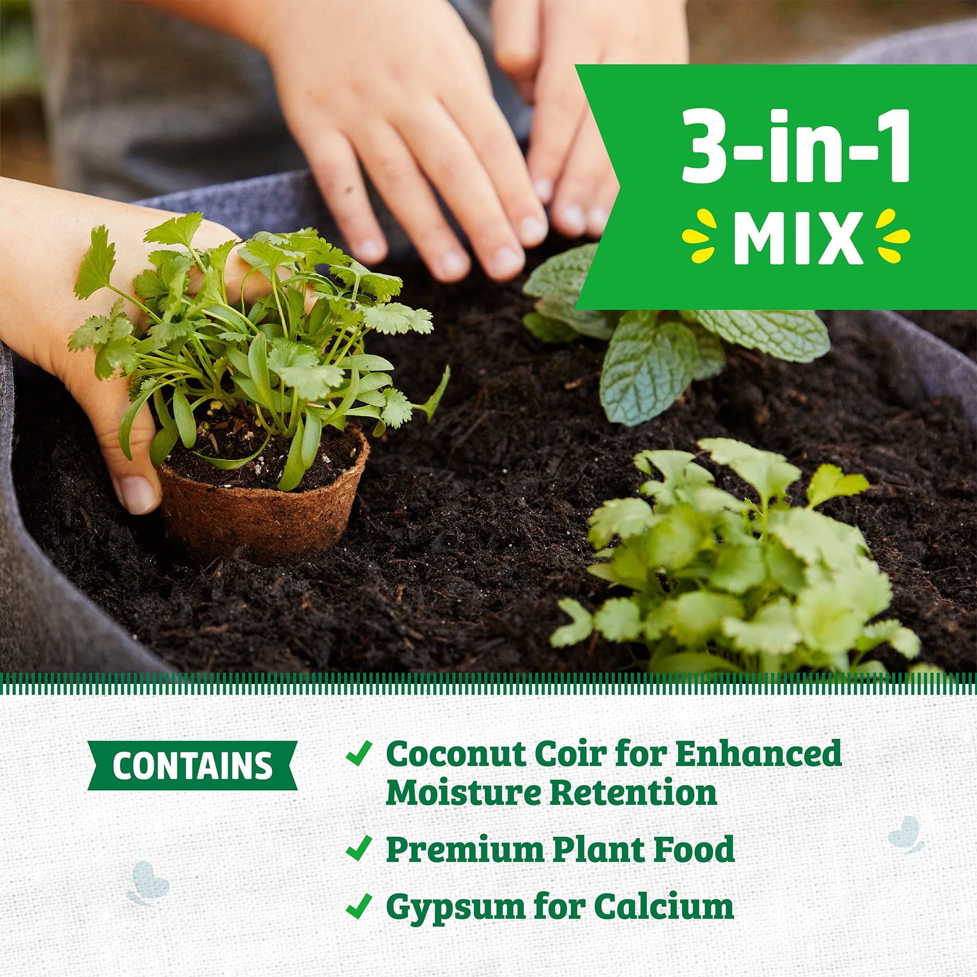 Back to the Roots Organic 3-in-1 Seed Starting Mix, Premium Soil Blend for Indoor and Outdoor Gardening (12 qt) k5mgu
