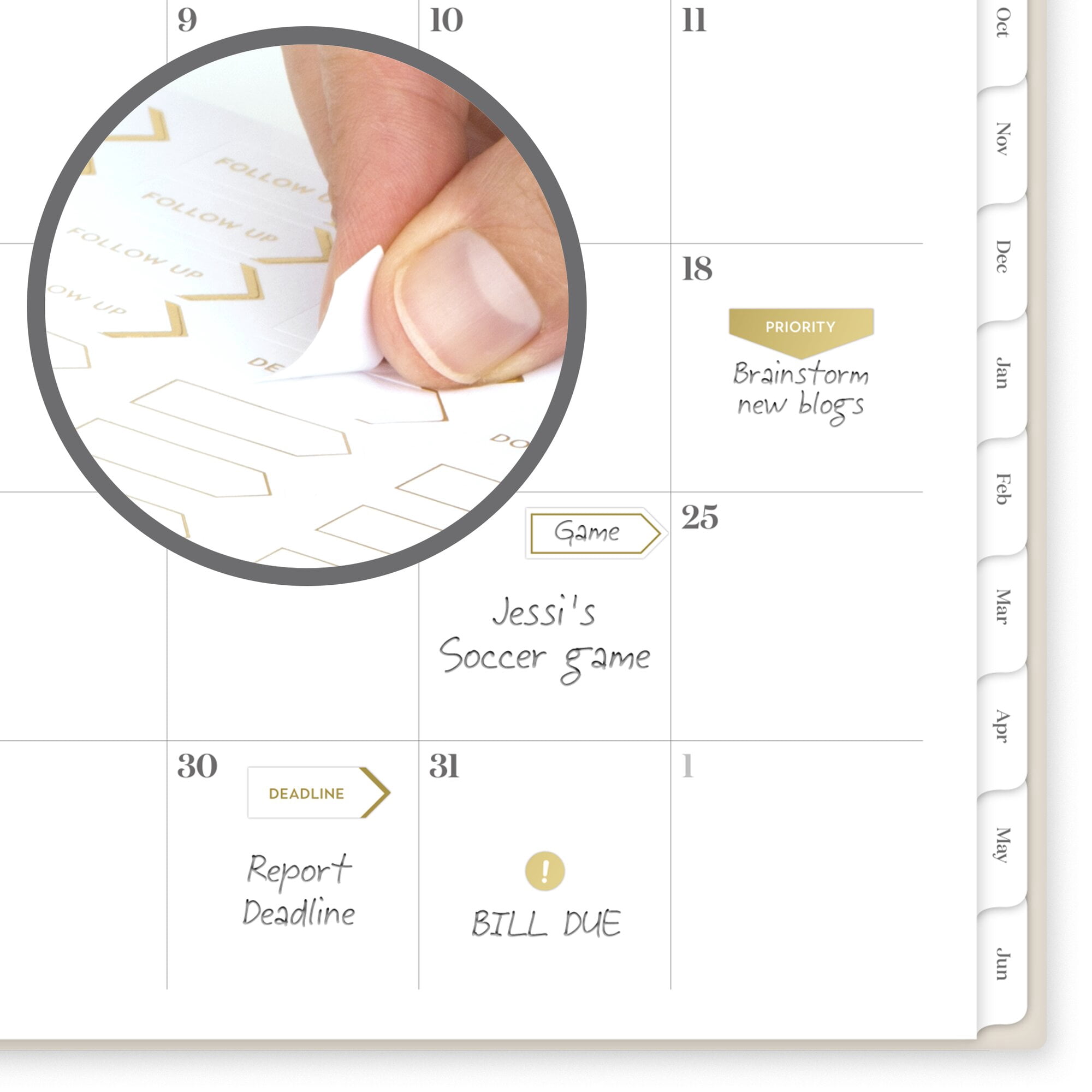 Cambridge WorkStyle Balance Academic Planner 2026-2027 (White, 8.5 in x 11 in) 1mmzj