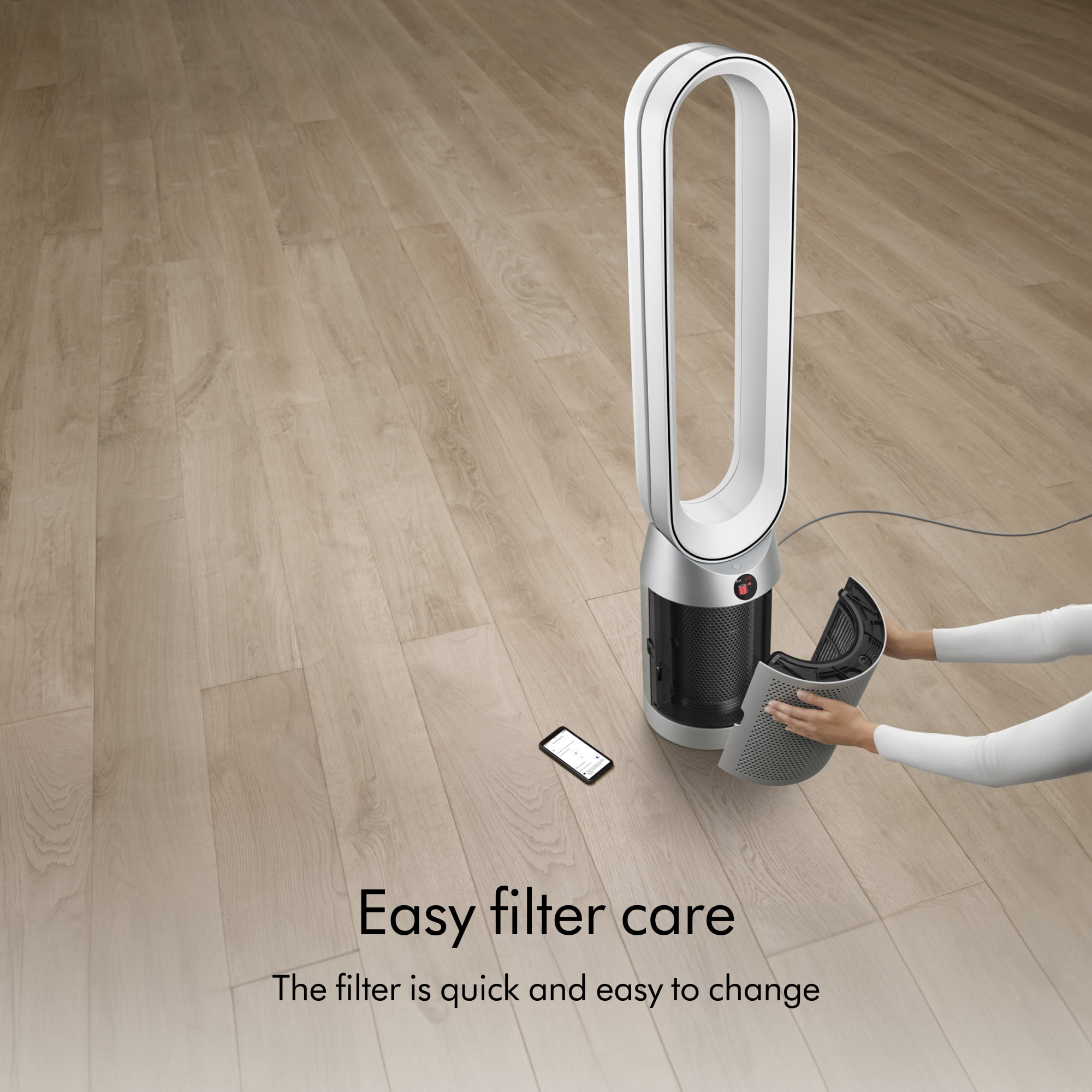 Dyson Purifier Cool TP07 Connected Air Purifying Fan (Black/Nickel, Refurbished) ba2uf