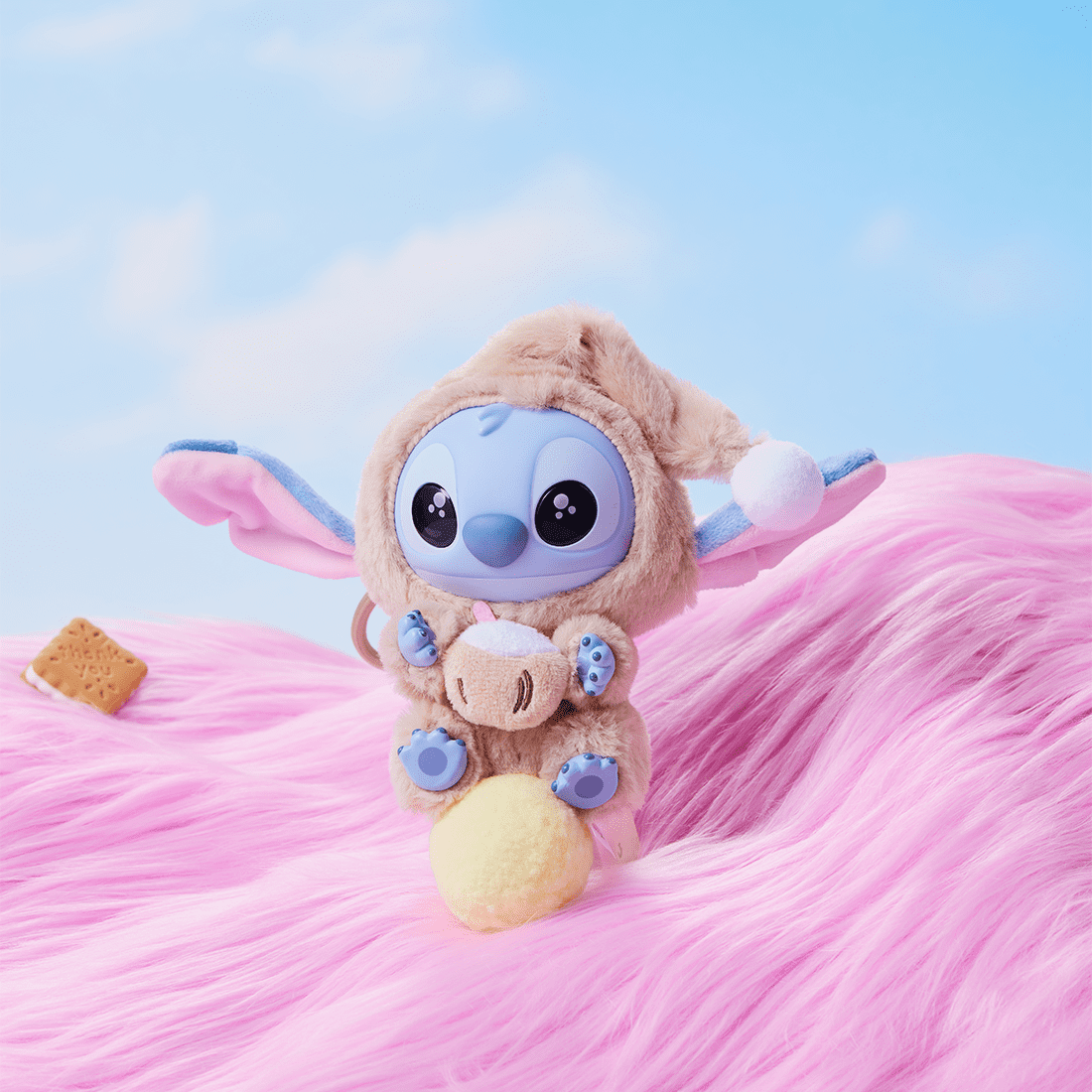 Miniso Disney Stitch Sleepy Snack Series Blind Box Plush Toy (Multicolor, 6.5 in) u3a5r