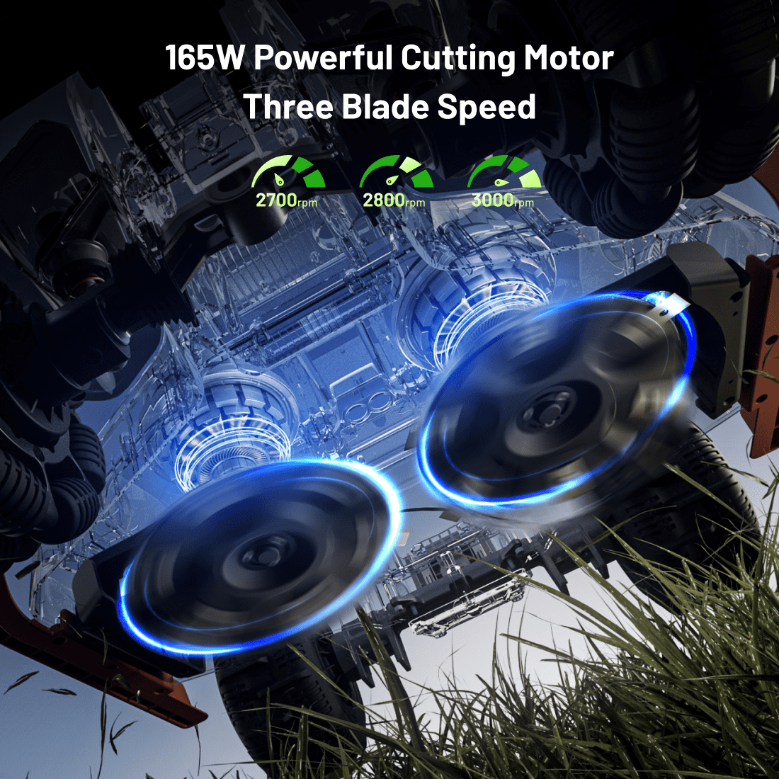 MAMMOTION LUBA 3 AWD 3000H Robot Lawn Mower (0.75 Acres, 2.2-4.0 in Cut Height) 9z6vu