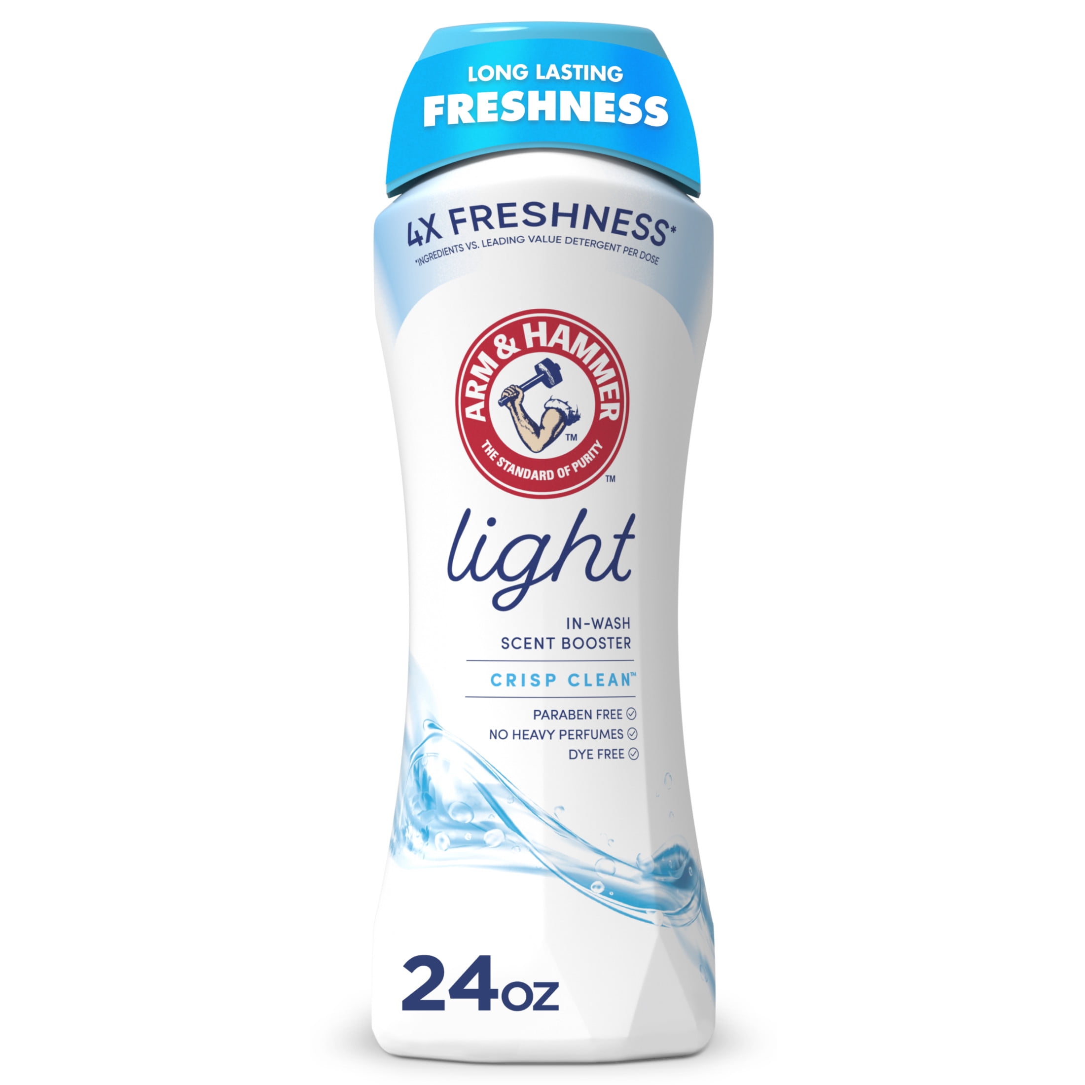 ARM & HAMMER Light In-Wash Laundry Scent Booster, Crisp Clean Fragrance (24 oz) uyzfg