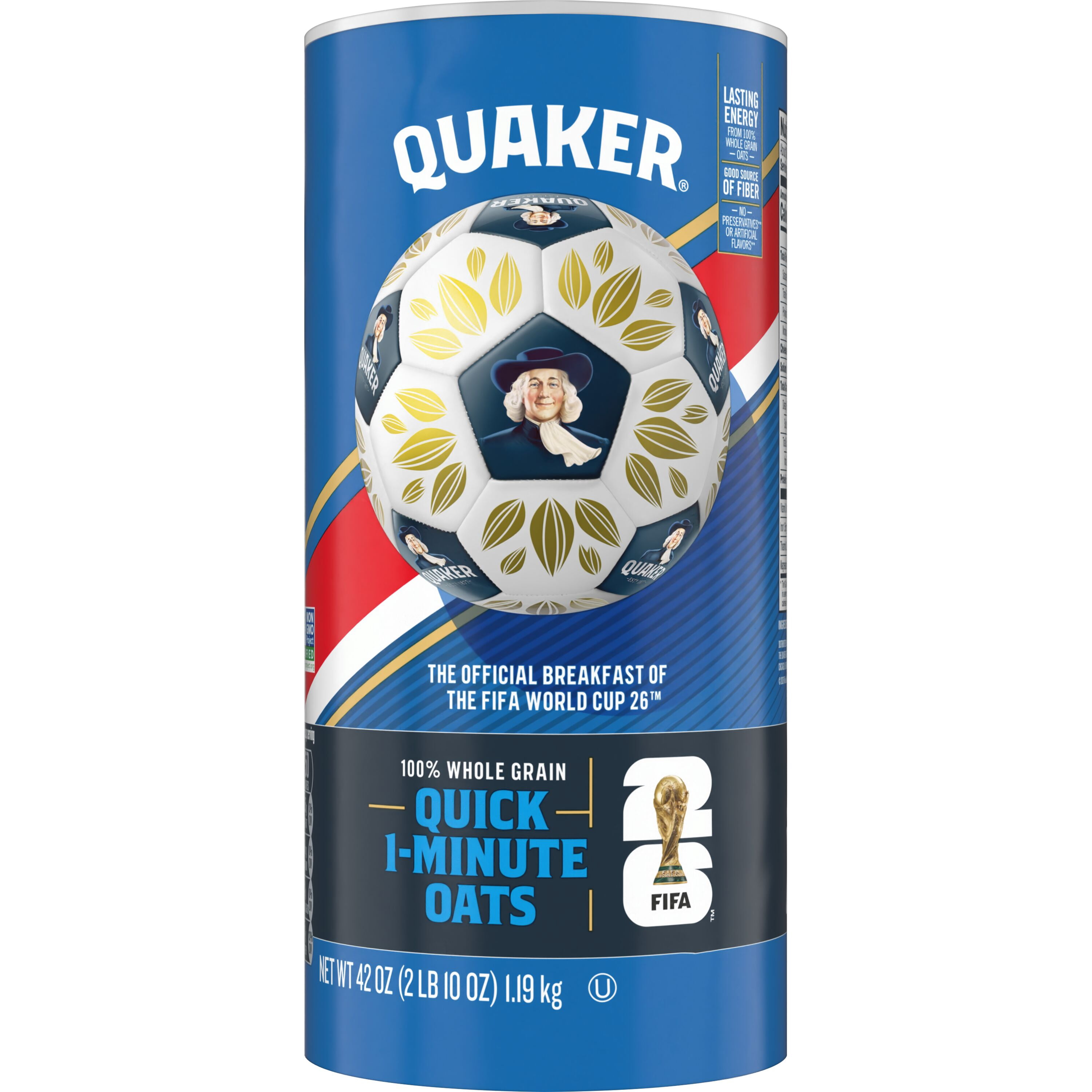 Quaker Quick 1-Minute Oats Whole Grain Breakfast Cereal (42 oz) yceg7
