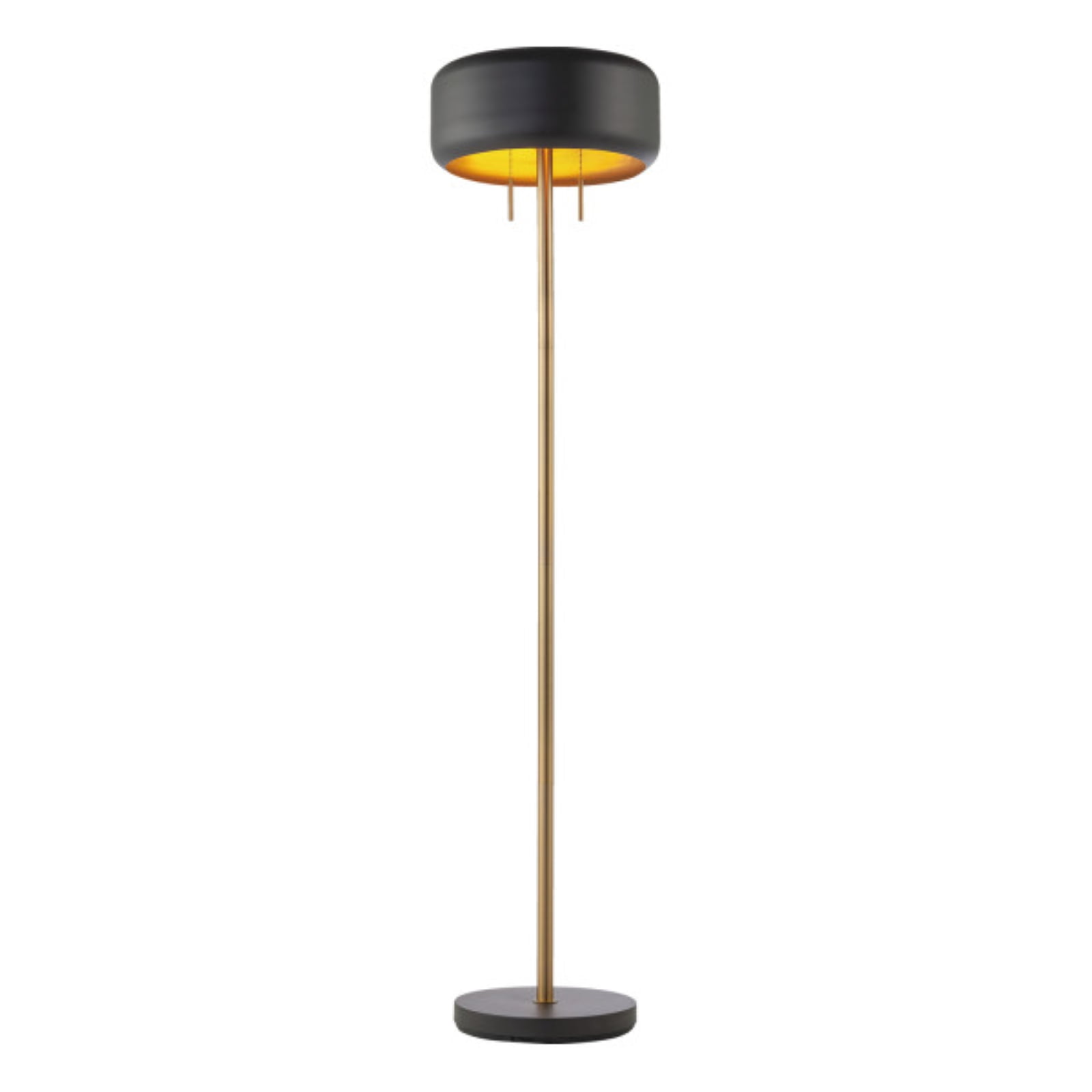 Globe Electric Novogratz Industrial Floor Lamp (Metallic Dark Gray, 58.5 in) zf6c3