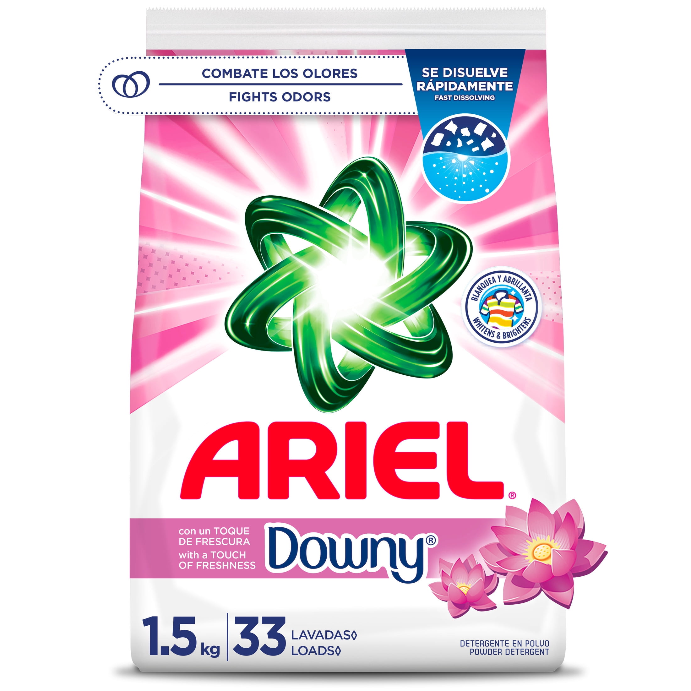 Ariel Laundry Detergent Powder with Downy Freshness, Deep Cleaning Formula (6 Pack, 52 oz per pack) 043zz