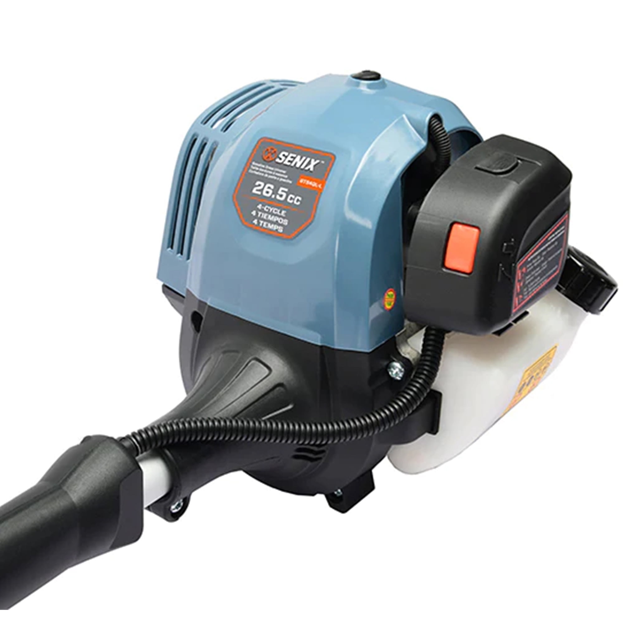 Senix 26.5cc 4-Cycle Gas String Trimmer, 17.7 in Cutting Width, Straight Shaft Weed Eater (12 lb) kshyu