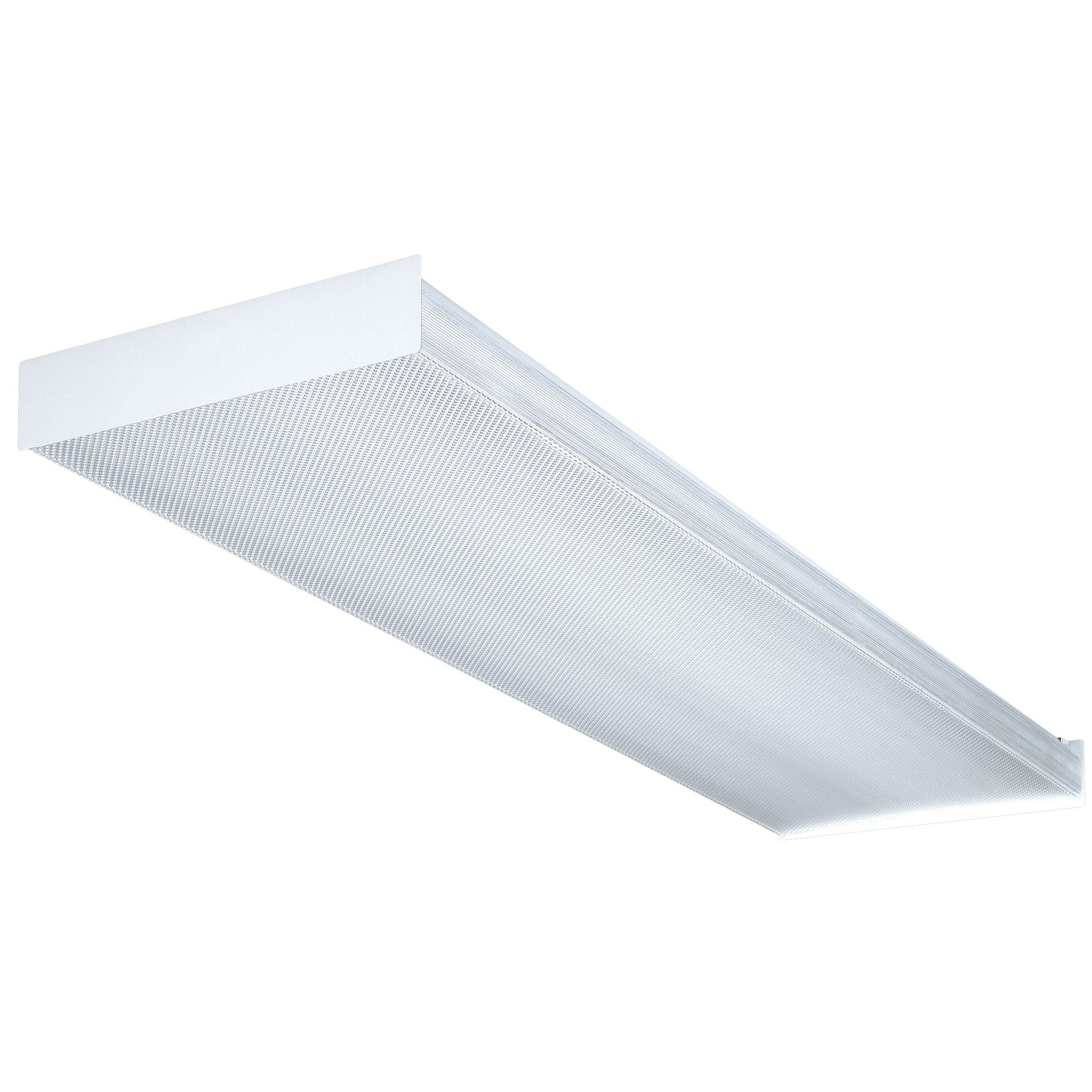Lithonia Lighting T8 Fluorescent Wraparound Ceiling Light Fixture (Black, 4 ft) yglfn