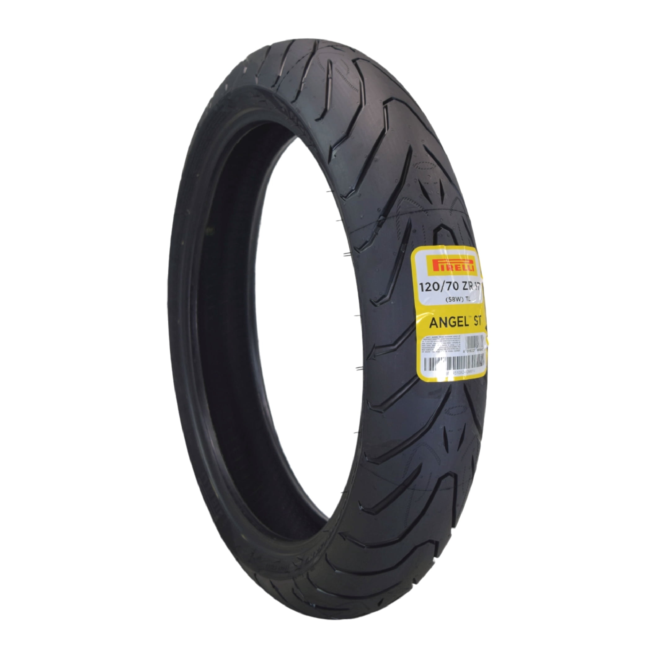 Pirelli Angel ST Sport Touring Motorcycle Tire (Black, 120/70ZR17) 57fdv