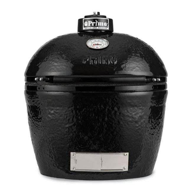 Primo Oval Large 300 Kamado Grill, Heavy-Duty Ceramic Charcoal BBQ Smoker (Charcoal, 300 sq in) 6g9c3