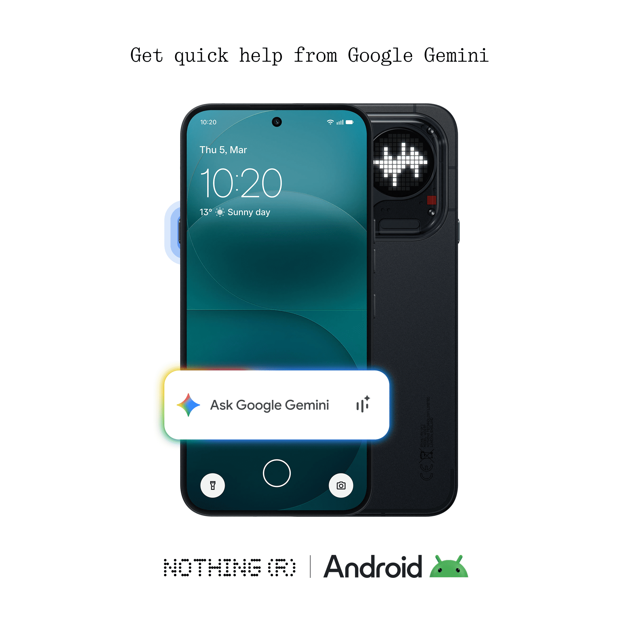 Nothing Phone (4a) Pro Unlocked Android 16 Smartphone, Triple-Lens Camera, 144Hz AMOLED Display, 5G Performance (Black, 8GB RAM, 128GB Storage) gc3s1