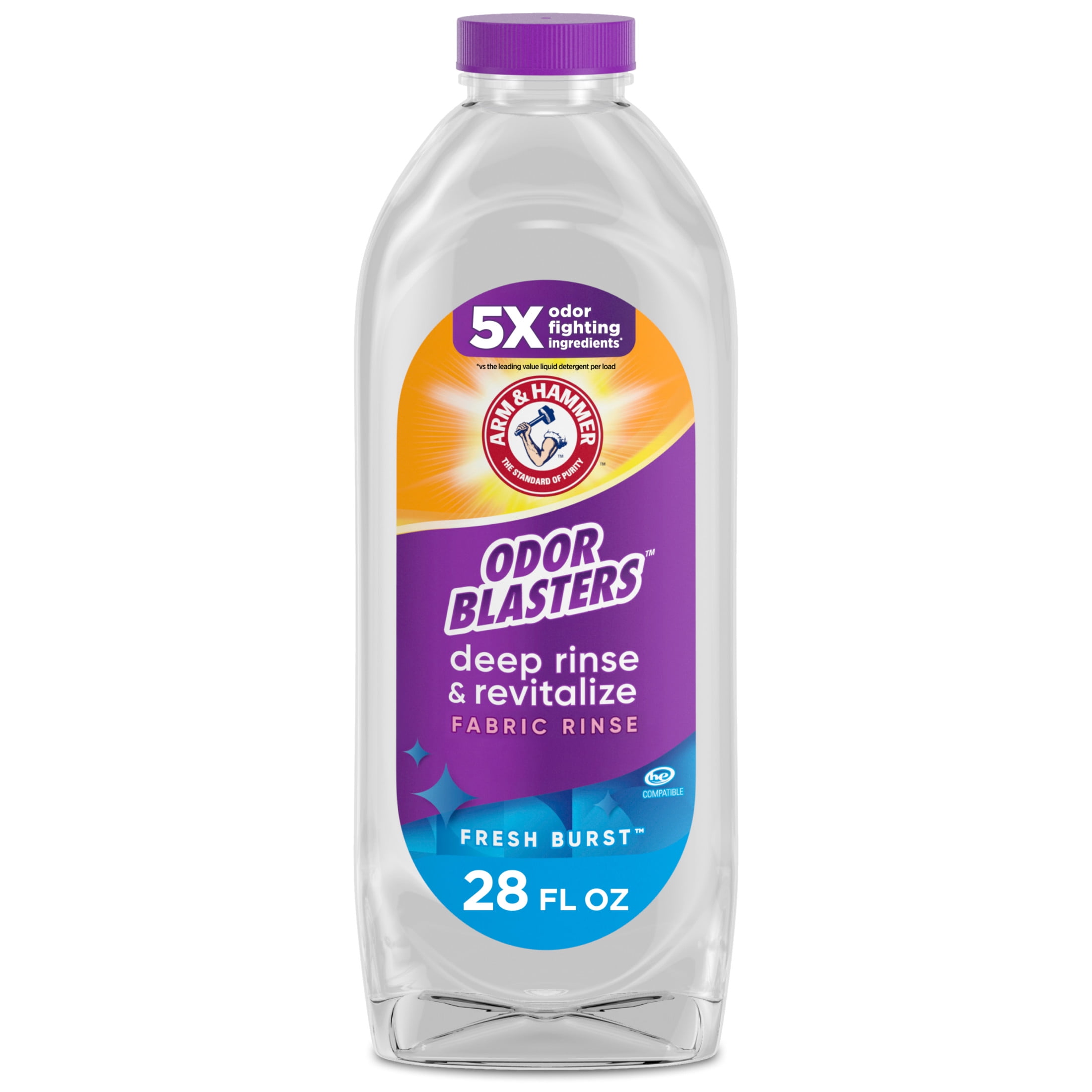 ARM & HAMMER Odor Blasters Deep Rinse and Revitalize Fabric Rinse, Fresh Burst (28 fl oz) wpvmj