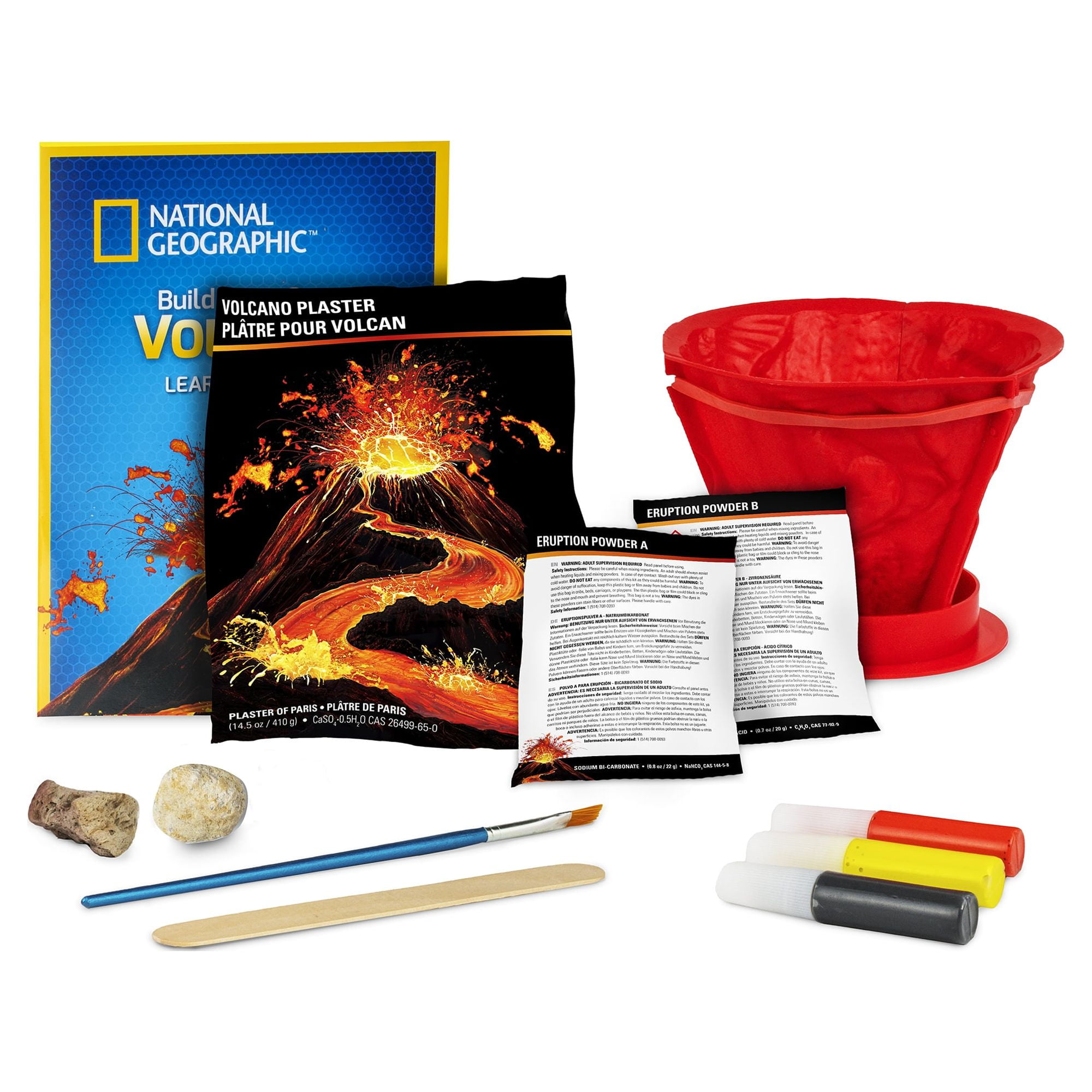 National Geographic STEM Volcano Science Kit (DIY Educational Activity Set) xuvuf