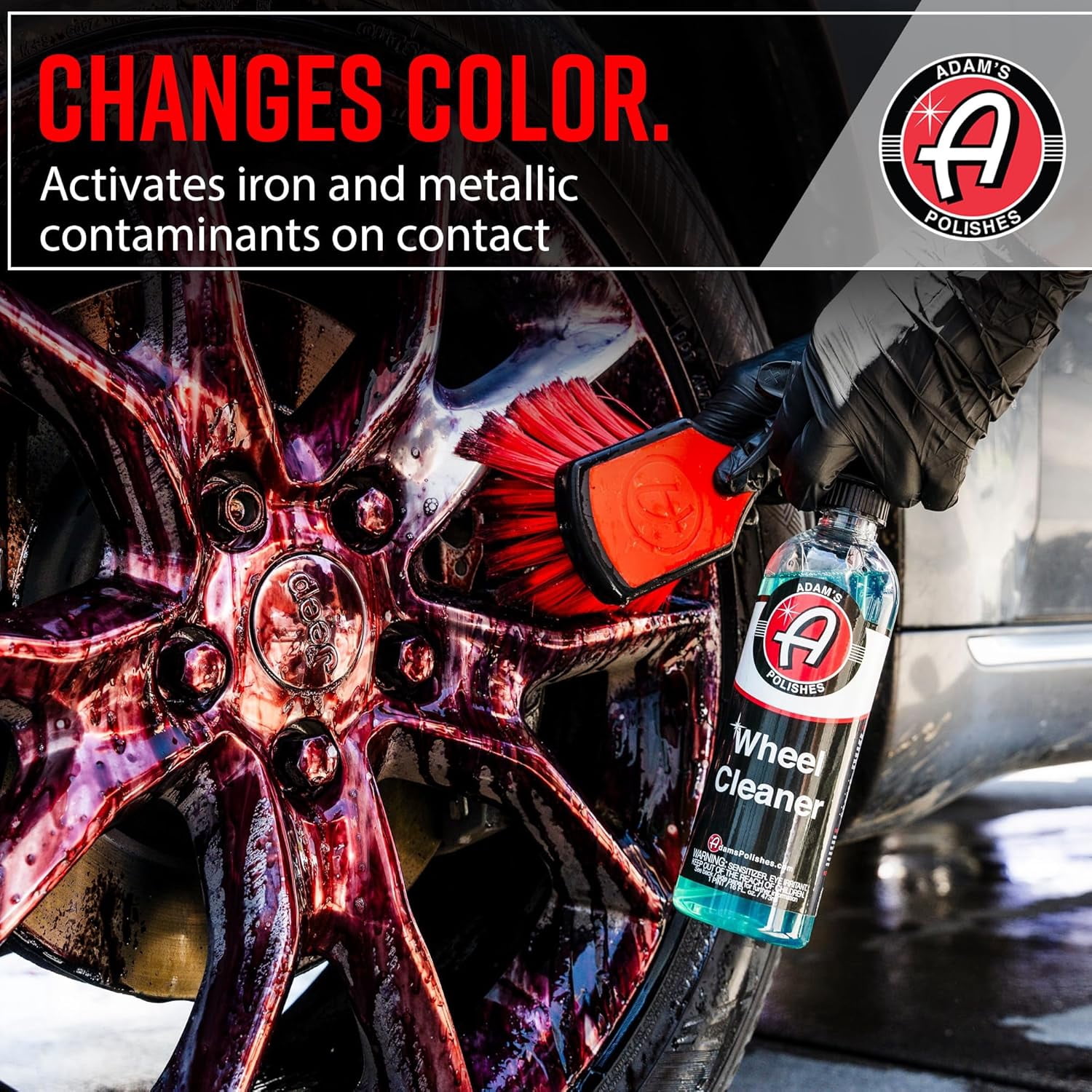 Adam's Polishes Wheel Cleaner, Brake Dust Remover for Car Detailing (Clear, 128 fl oz) gmgjr