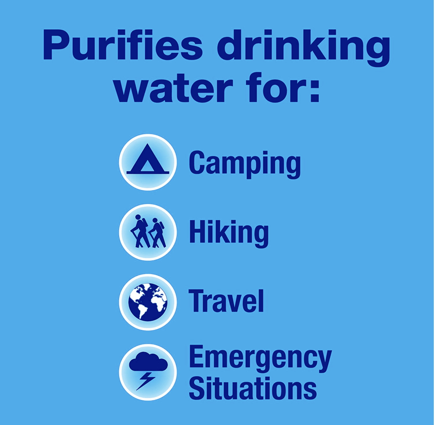 Potable Aqua Water Purification Tablets with PA Plus (50 Count, 2 Pack) ldvkc