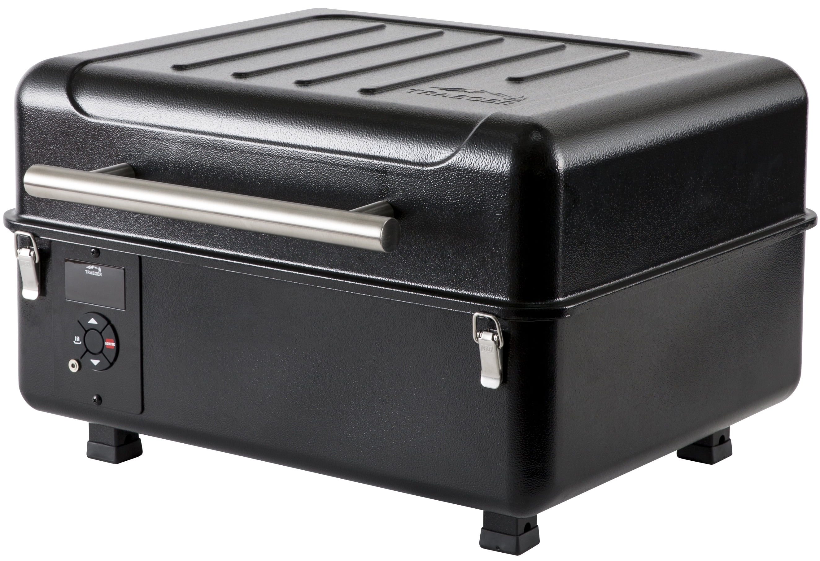 Traeger Pellet Grills Ranger Portable Wood Pellet Grill and Smoker (Black, 184 sq in) k3x06
