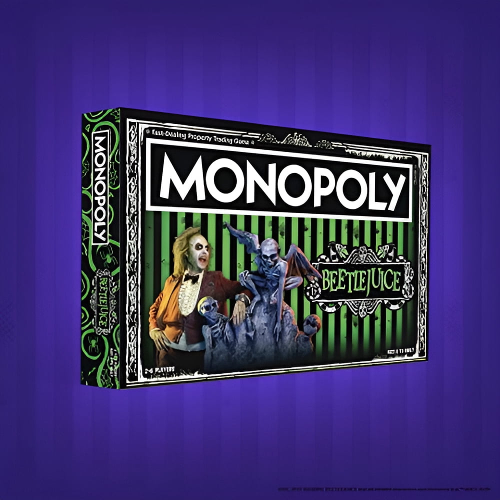 Undiscovered Realm Monopoly Beetlejuice Collector's Edition Board Game (2-6 Players) n6r4z