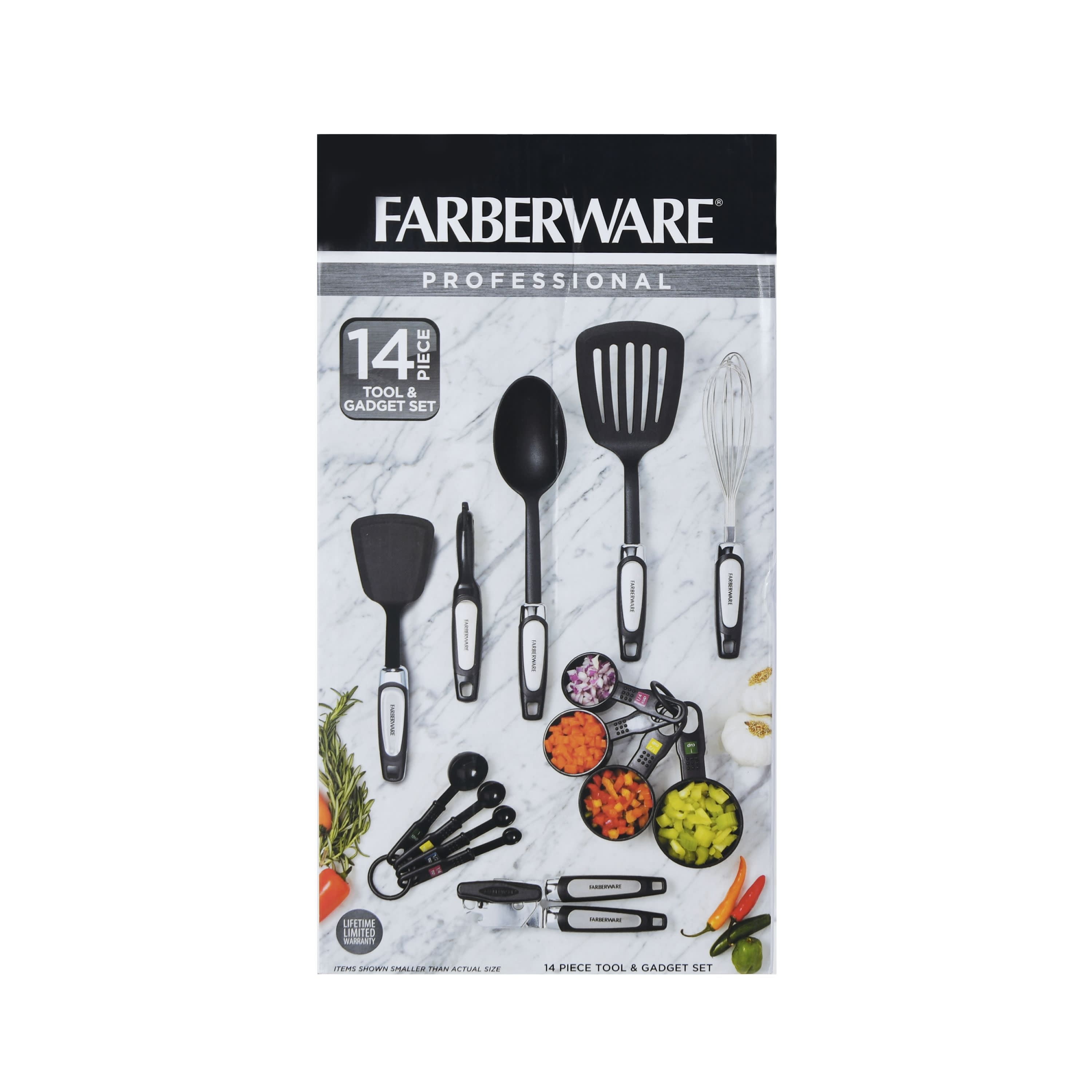 Farberware Professional Kitchen Tool and Gadget Set (Black, 14-Piece) d1hgj - Image 15