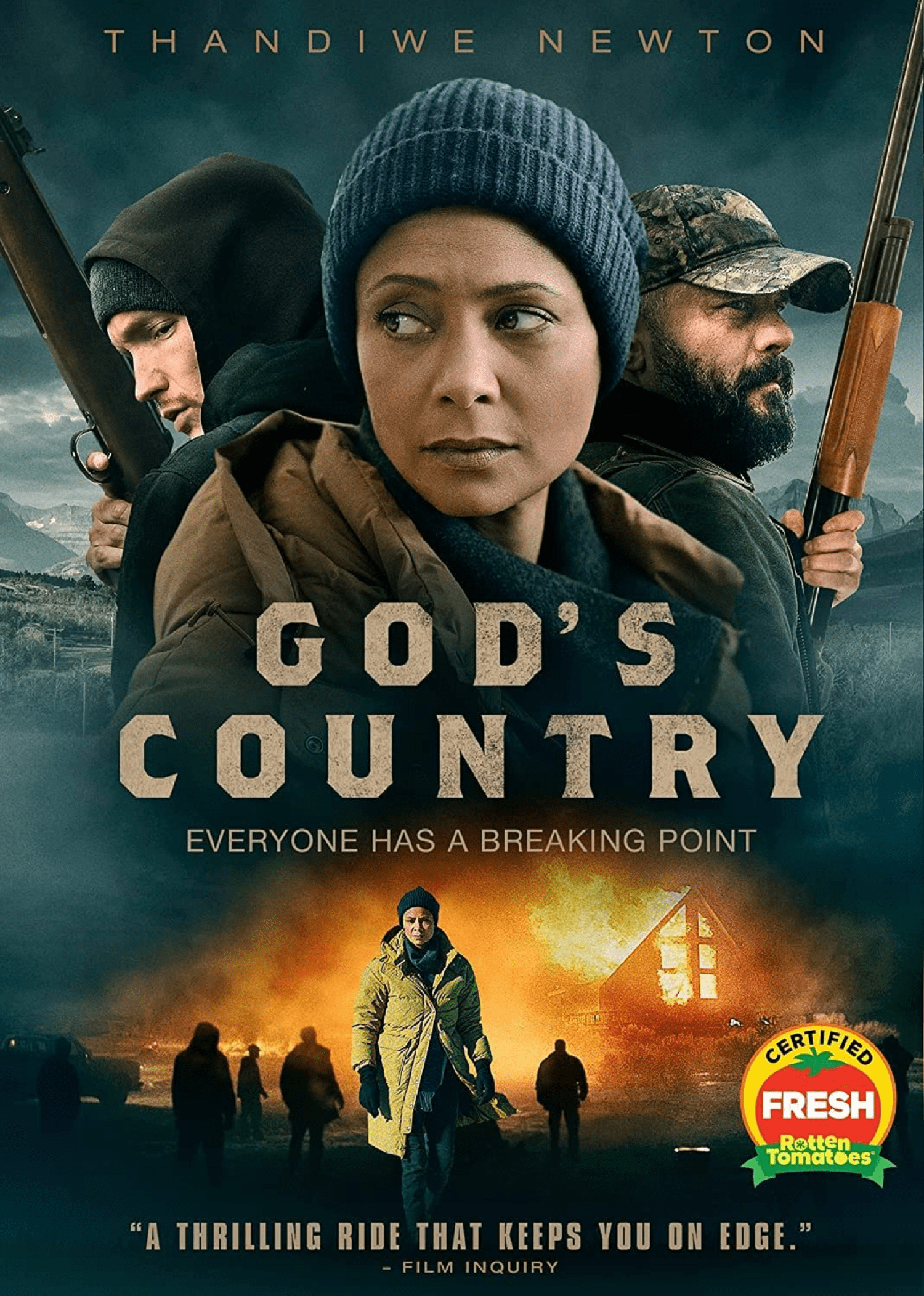 IFC Films God's Country (2022) Mystery & Suspense DVD Movie d9ux4