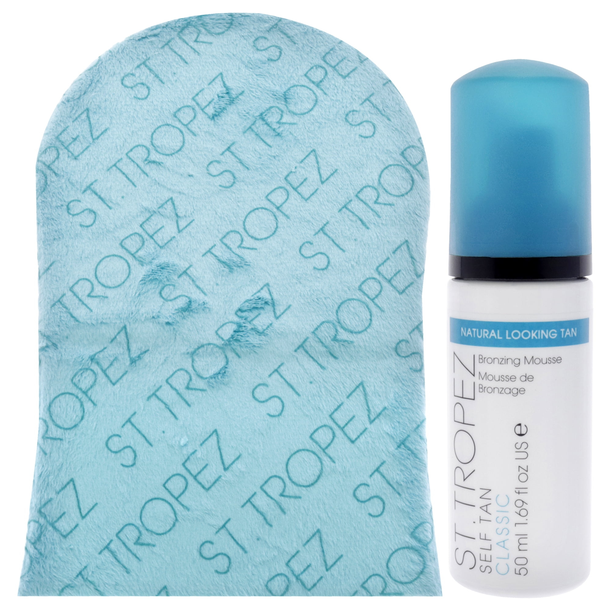 St. Tropez Self Tan Classic Bronzing Mousse Kit (1.69 fl oz, Velvet Mitt) 5mt1d