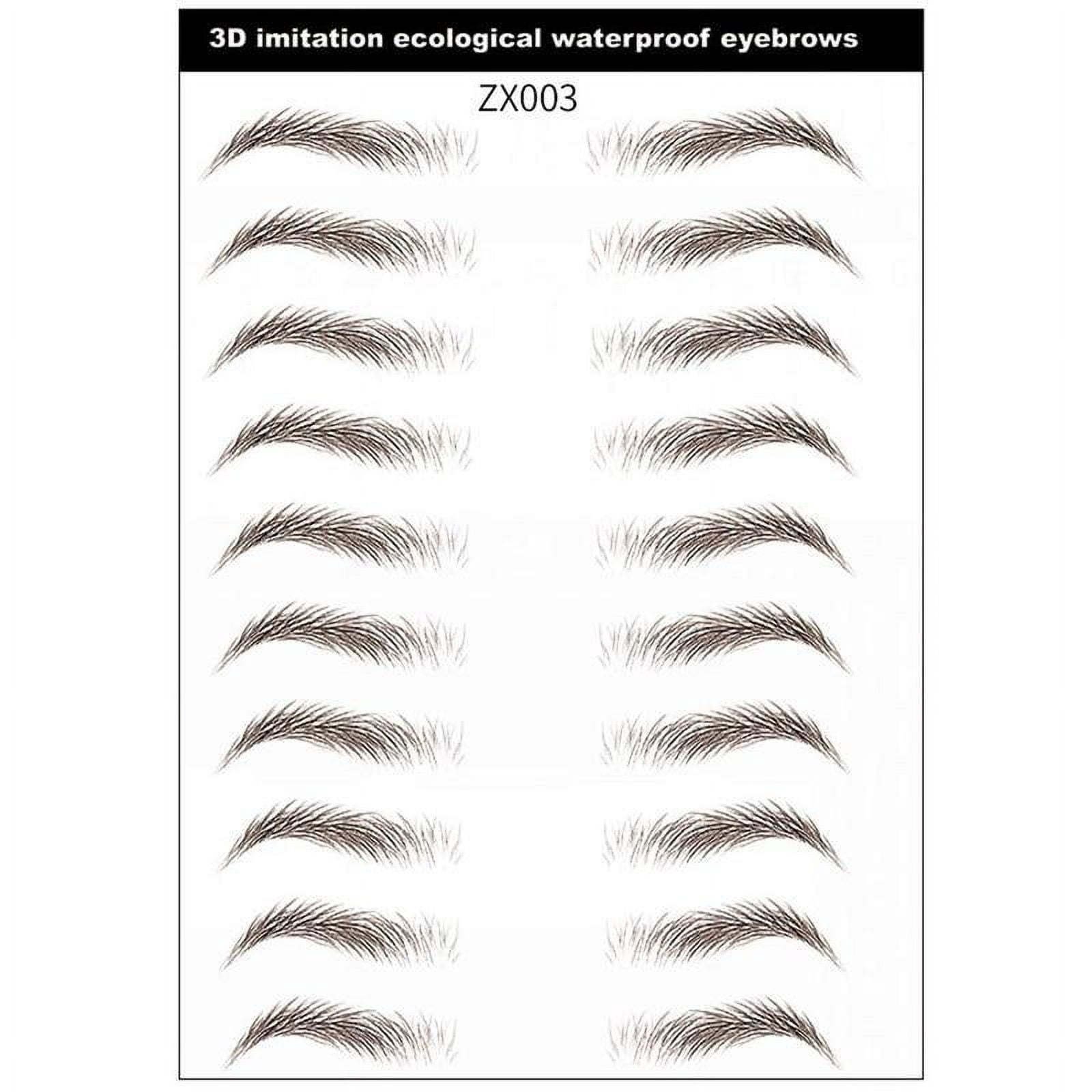 FlexAura Eyebrow Stencils and Shaping Stickers (10 Pairs) pi5cz