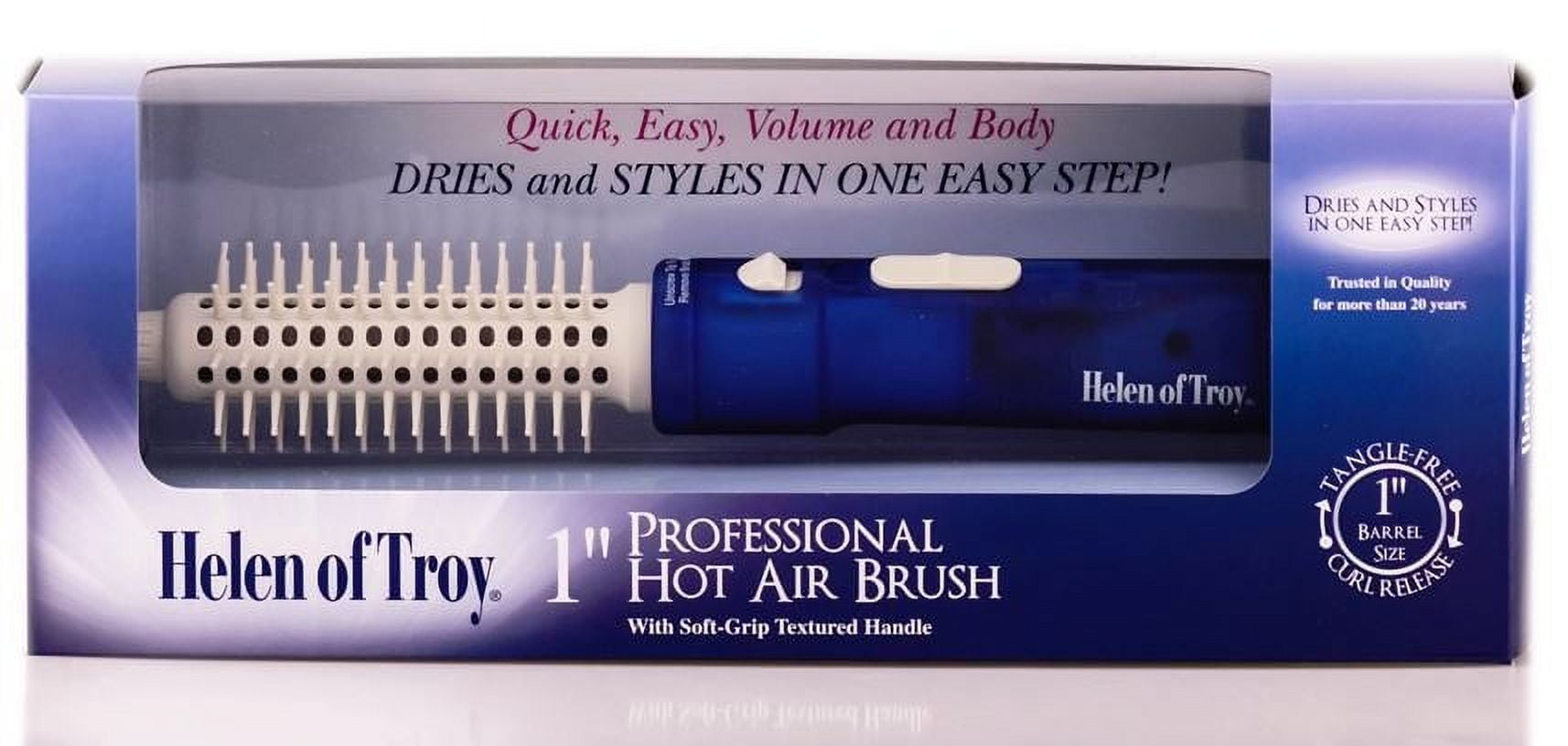 Helen of Troy Professional Hot Air Hair Brush (Blue, 1 in) xvu1t
