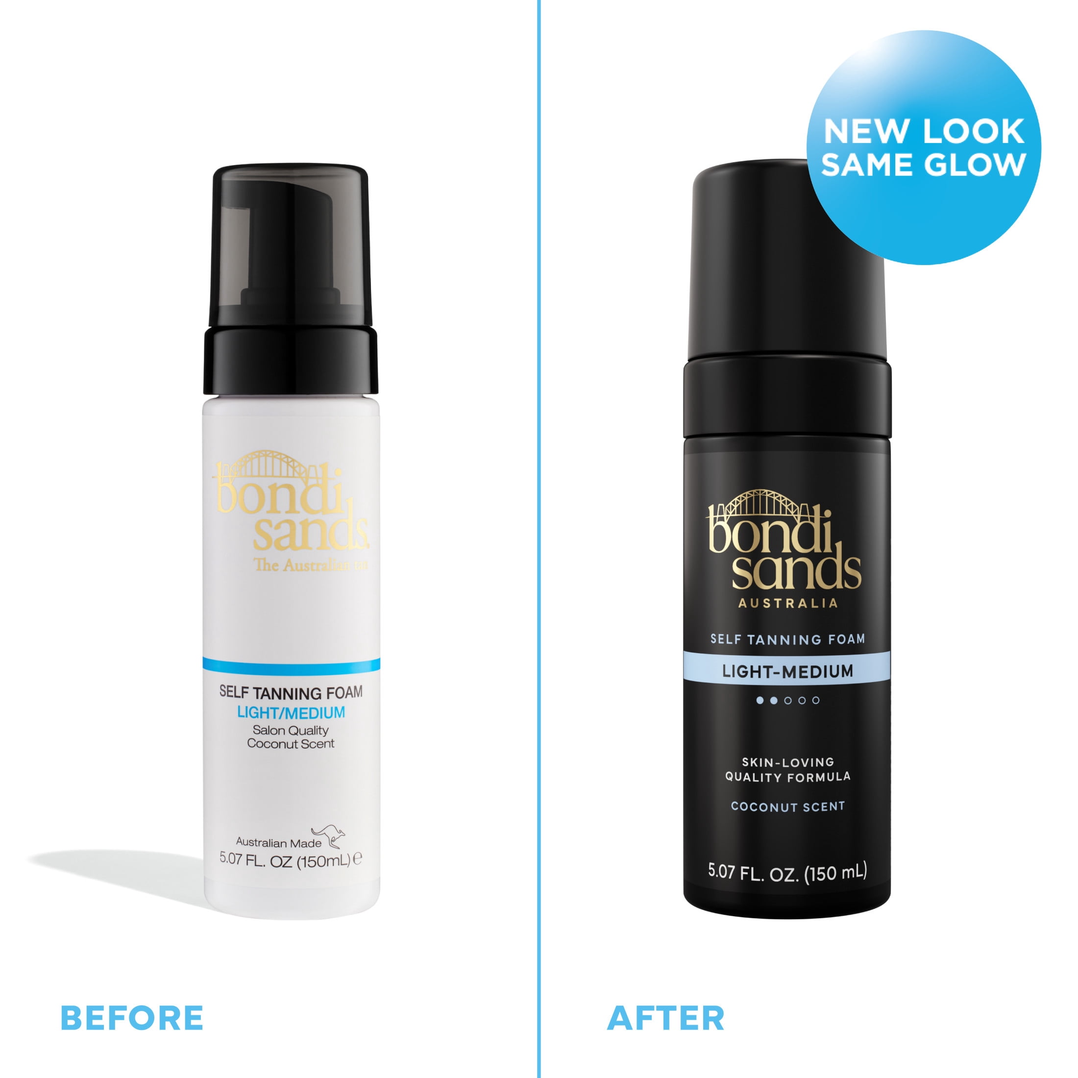 Bondi Sands Self Tanning Foam, Sunless Tanner for Natural Glow (Light/Medium, 5.07 fl oz) m27mb - Image 2
