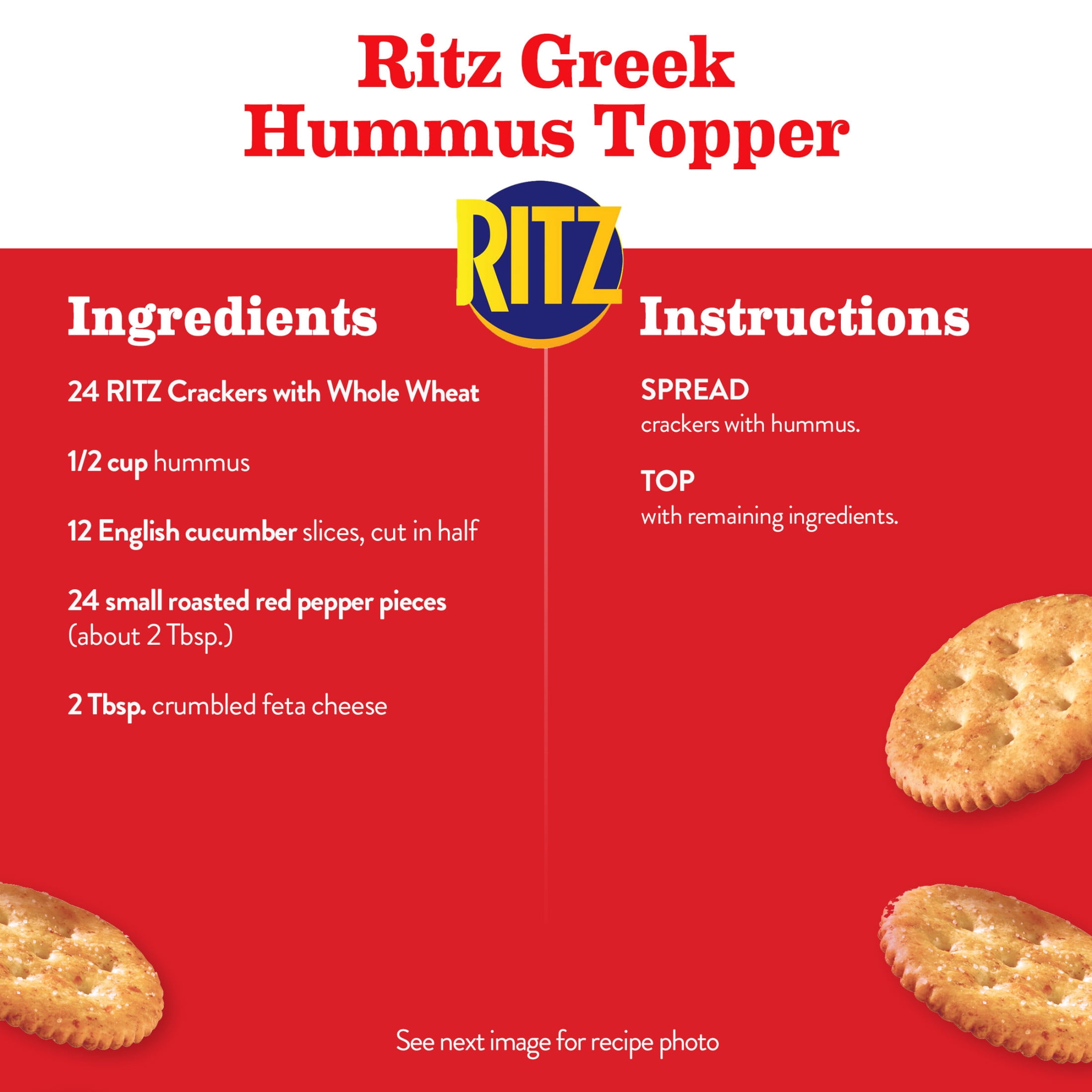 RITZ Whole Wheat Crackers, Crispy Baked Snack Crackers for Appetizers and Lunch (3 Pack, 12.9 oz) ckir5