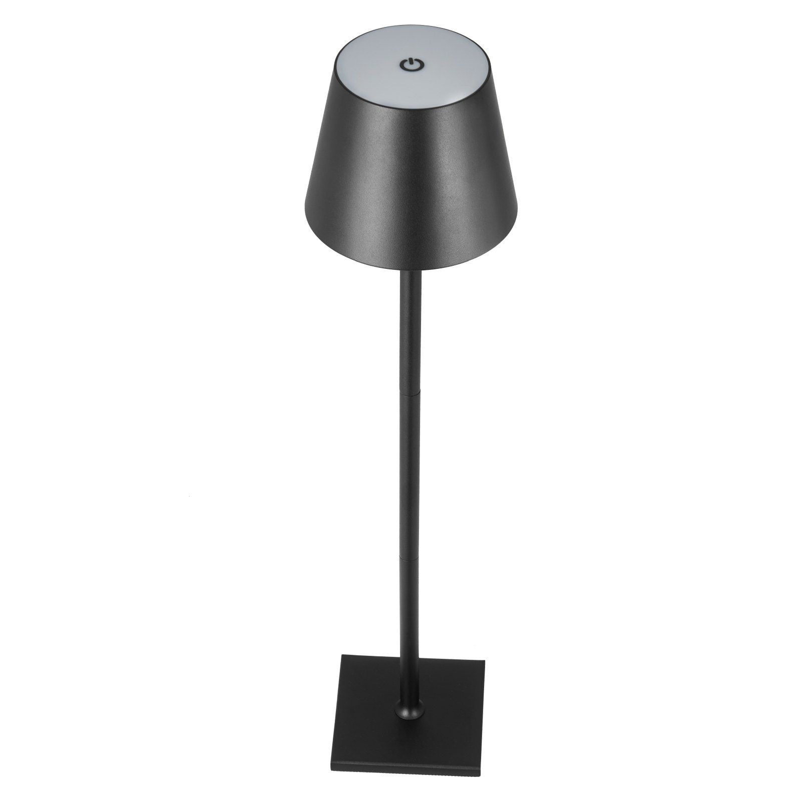Generic Cordless Rechargeable Table Lamp, Adjustable Height LED Desk Light with Dimmable Touch Control (Black, 2-Pack, 19.69 in) dzdmm