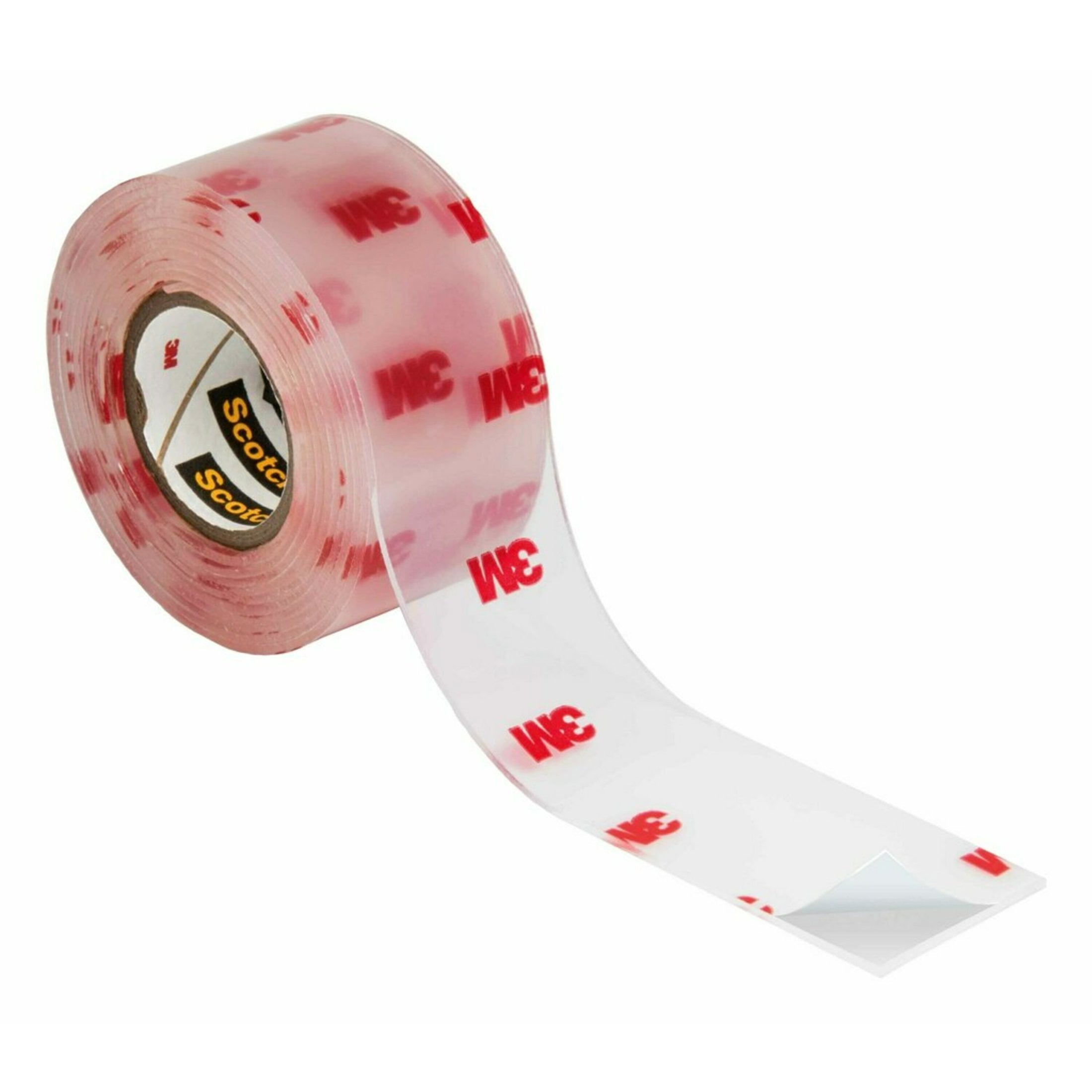 Scotch Clear Double Sided Mounting Tape, Heavy-Duty Permanent Adhesive for Indoor Projects (Clear, 1 in x 60 in) ln96s