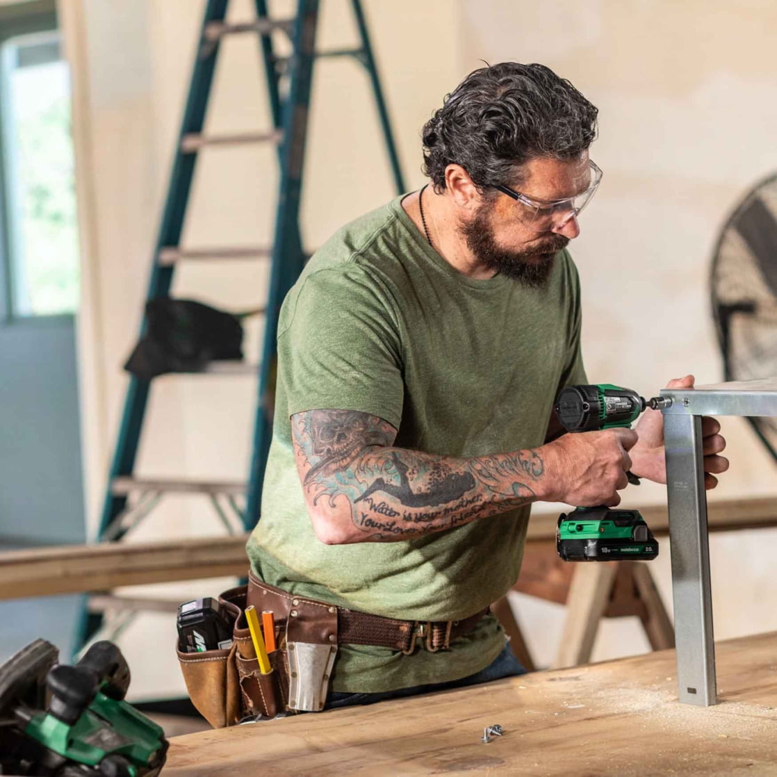 Metabo HPT 18V Cordless Impact Driver Kit, Brushless Motor, Variable Speed (Green, 1/4-In Chuck) bpxpi