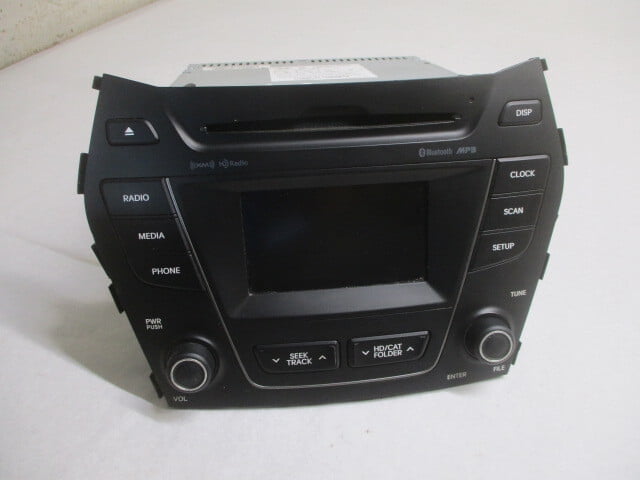 Hyundai Santa Fe OEM Single CD MP3 Bluetooth Satellite Radio Stereo Player (2014 Model) hk2a4