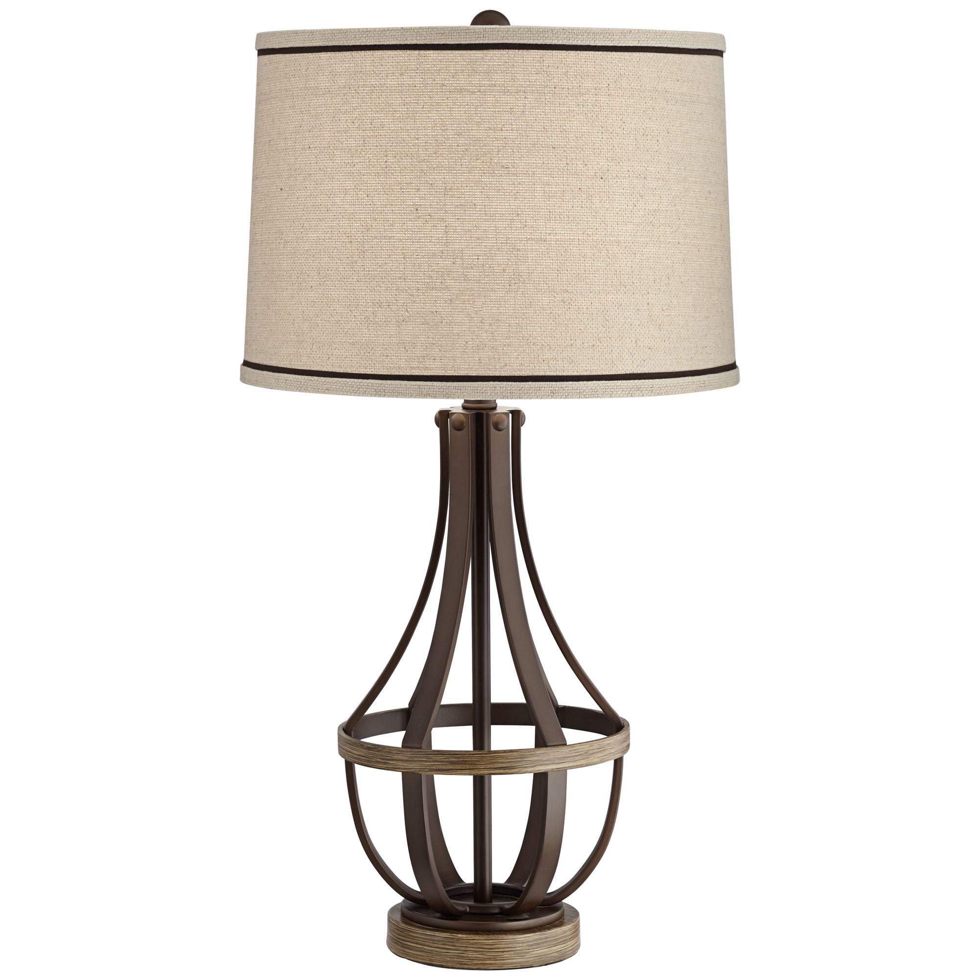 Franklin Iron Works Louanne Industrial Table Lamp (Oil Rubbed Bronze, 29 in) pp92i