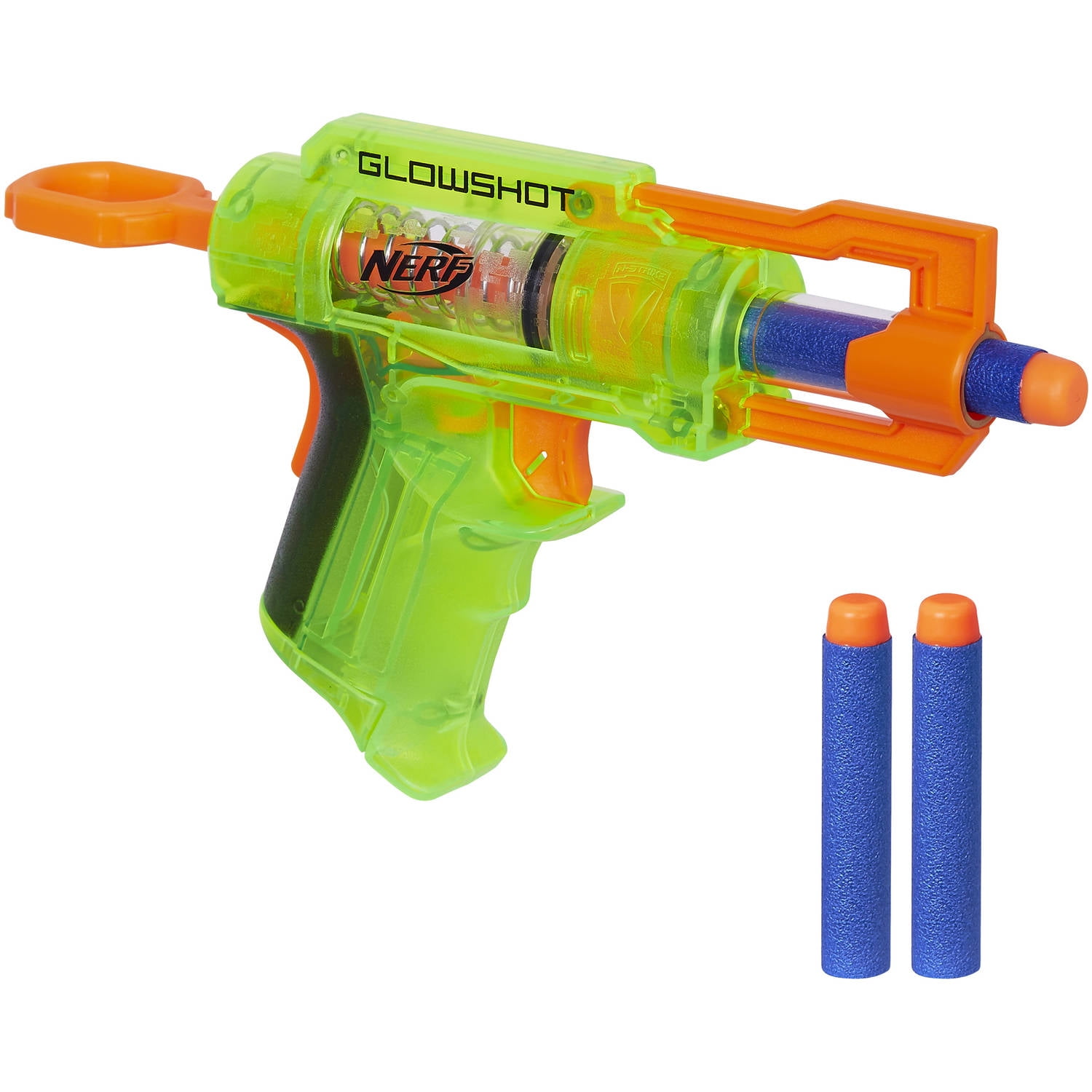Nerf N-Strike GlowShot Blaster with Light-Up Feature (3 Darts Included) je9xk