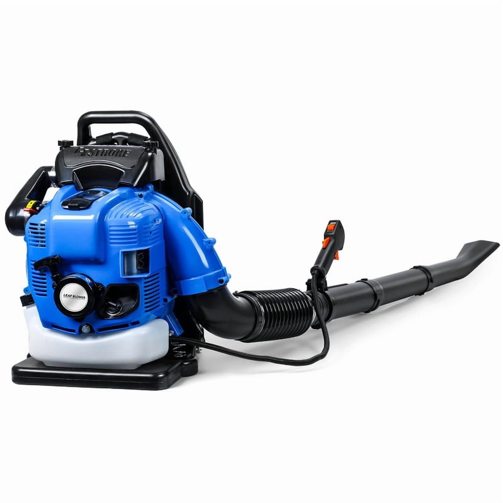 WETS Gas Powered Backpack Leaf Blower, 75.6cc 4-Cycle Engine, 900 CFM High-Velocity Airflow (Blue, 1 Unit) s9cvr