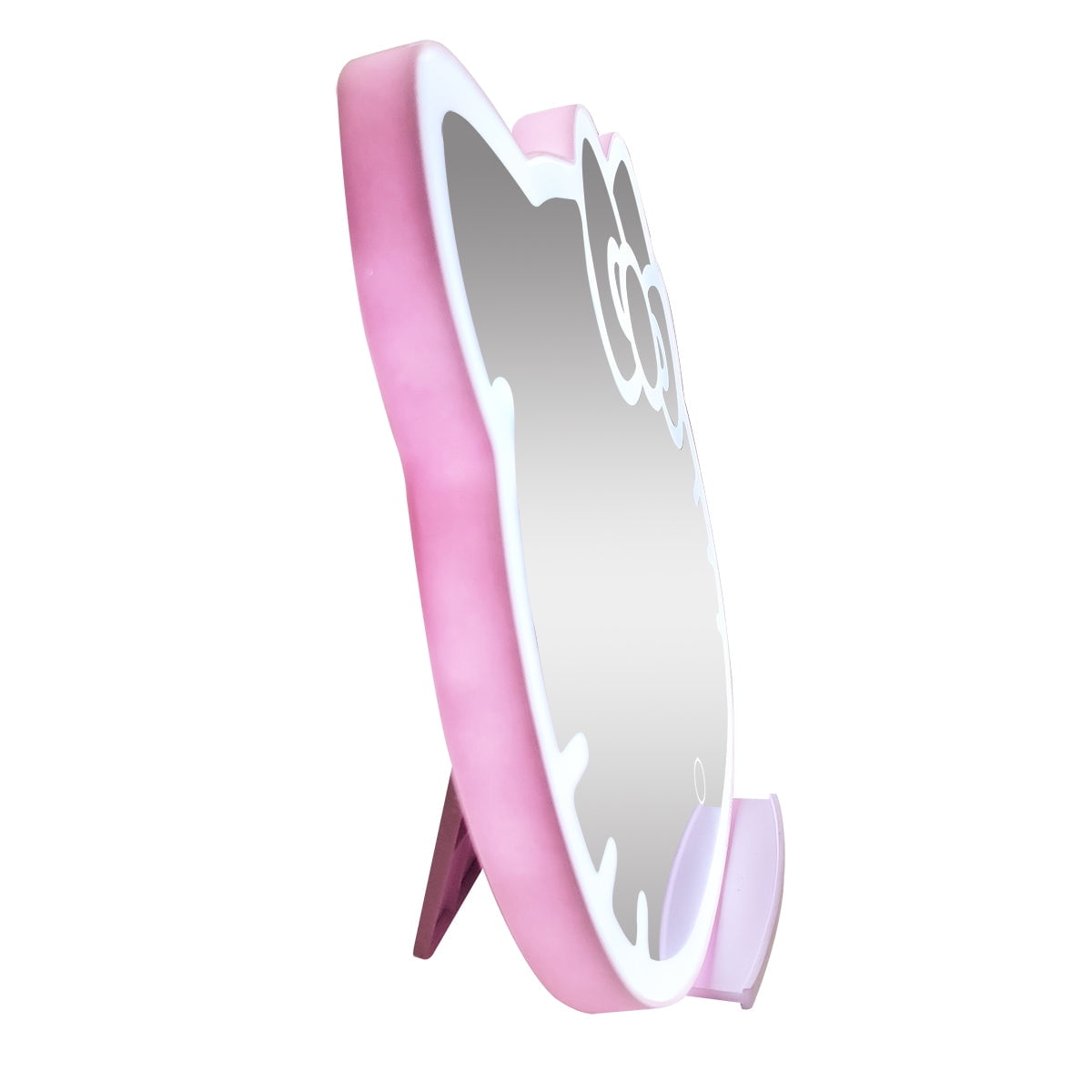 Impressions Vanity Hello Kitty LED Makeup Mirror with Touch Sensor and Dimmable Lighting (Pink, 12 in) uqhzb