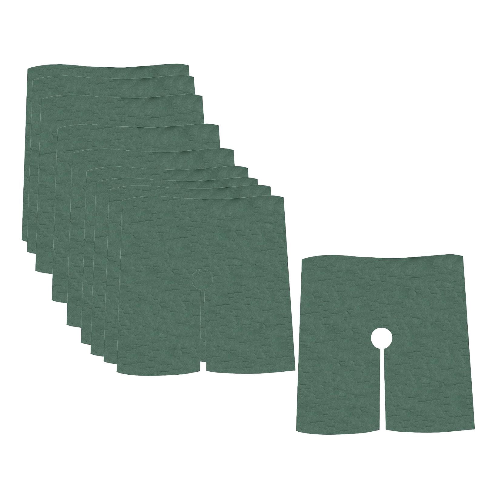simhoa Tree Mulch Mat Landscaping Weed Barrier for Garden Protection (Green, 16.5 in, 10 Pack) j4gmx