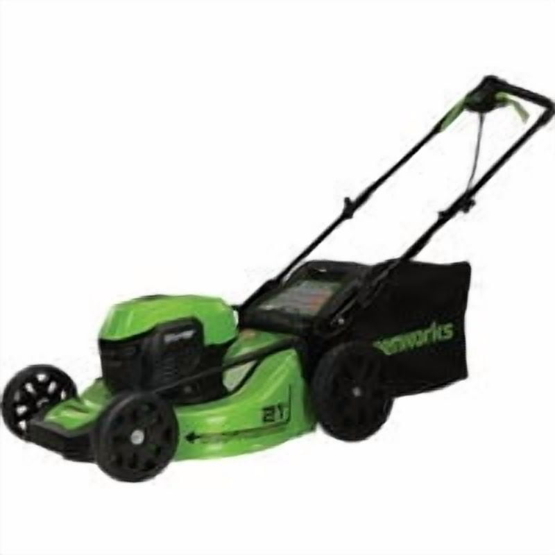 Greenworks Cordless Self-Propelled Lawn Mower (Green, 1 Pack) 9lqu9