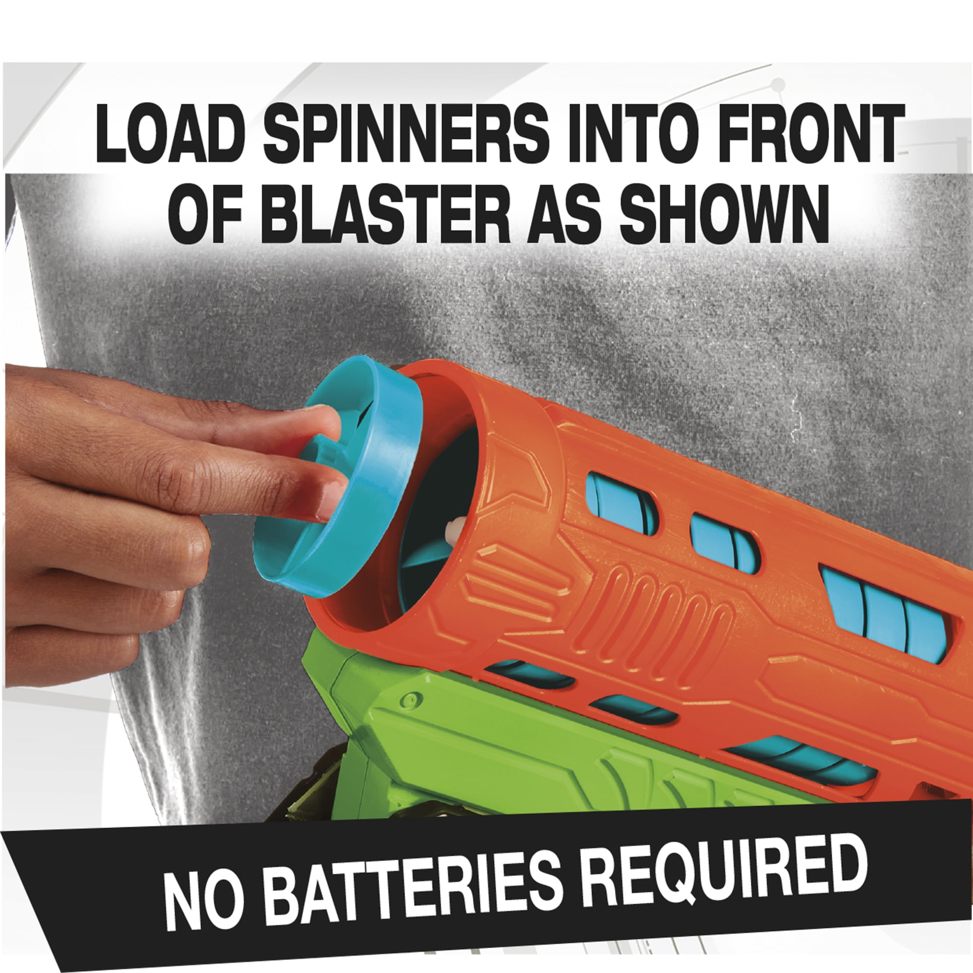 Air Warriors Spin Fire Dart Blaster with 10 Spinner Darts (135 ft Range) xriem