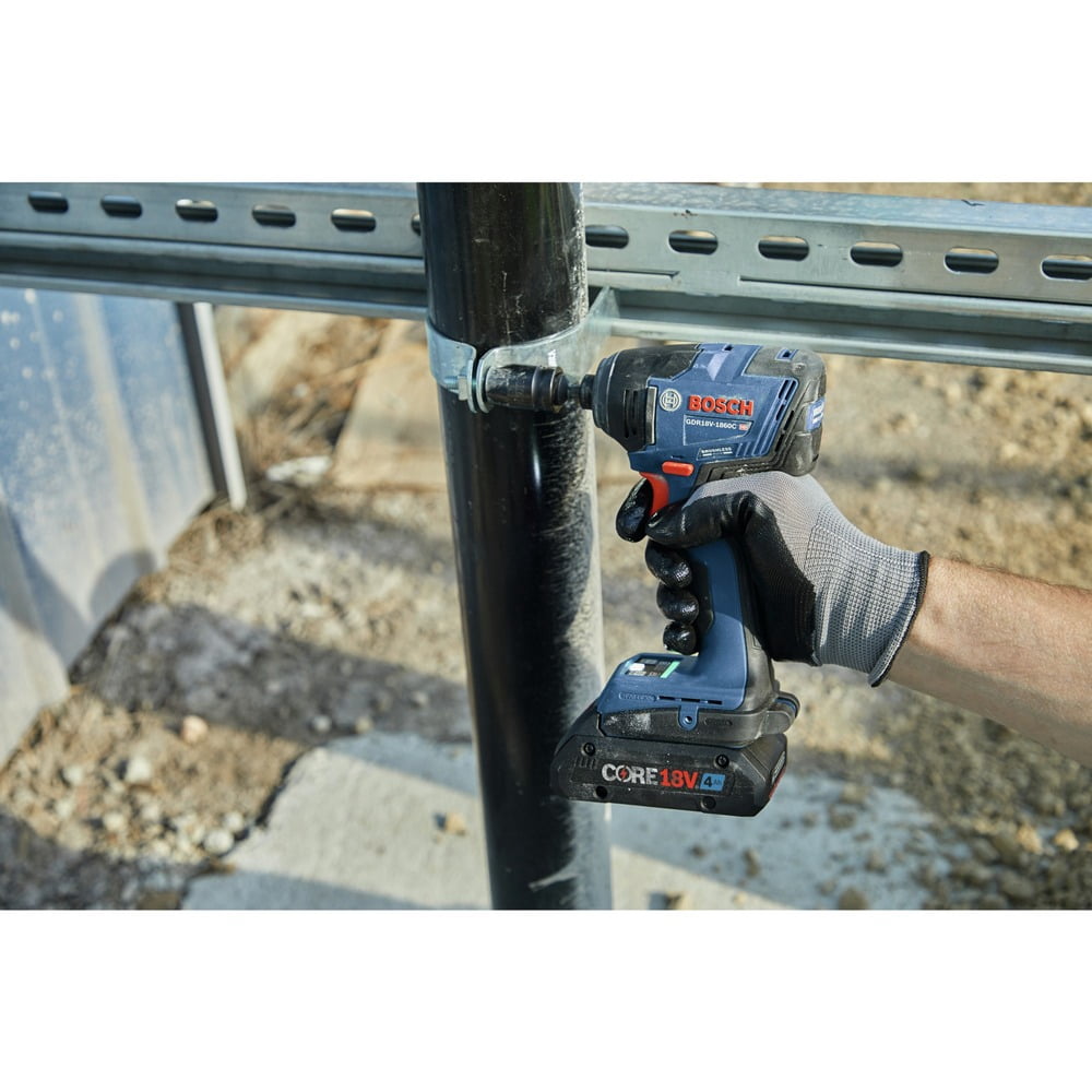 Bosch 18V Brushless Cordless Impact Driver Kit with 4 Ah Battery (1/4 in. Hex, Refurbished) 20rgc