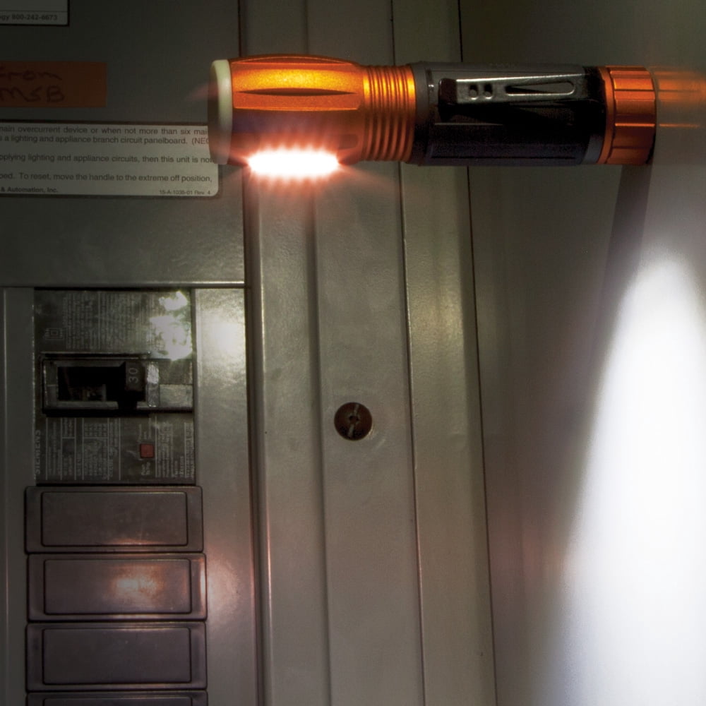 Klein Tools 56028 LED Flashlight and Worklight with Magnetic Base (6 in) sxif7