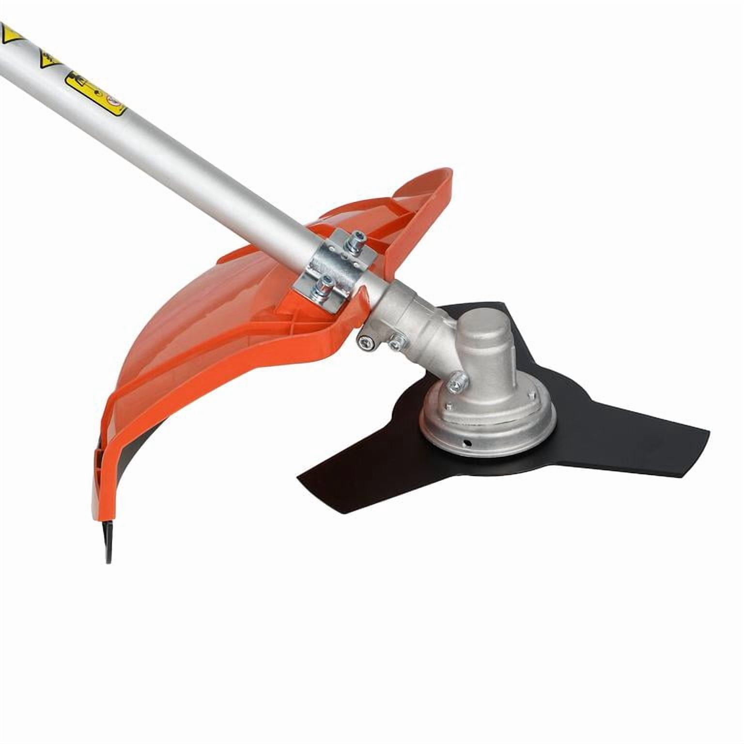 Lweong 52cc 2-Stroke Gas Weed Eater, 2-in-1 Lawn Mower and Brush Cutter with 3-Teeth Blade and Trimmer Head (70.87 in) 9ir9j