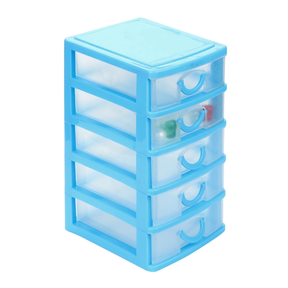 Camtoa Stackable Storage Drawers, Desktop Organizer for Arts, Crafts, Jewelry, and Small Tools (Clear, Small) litnt
