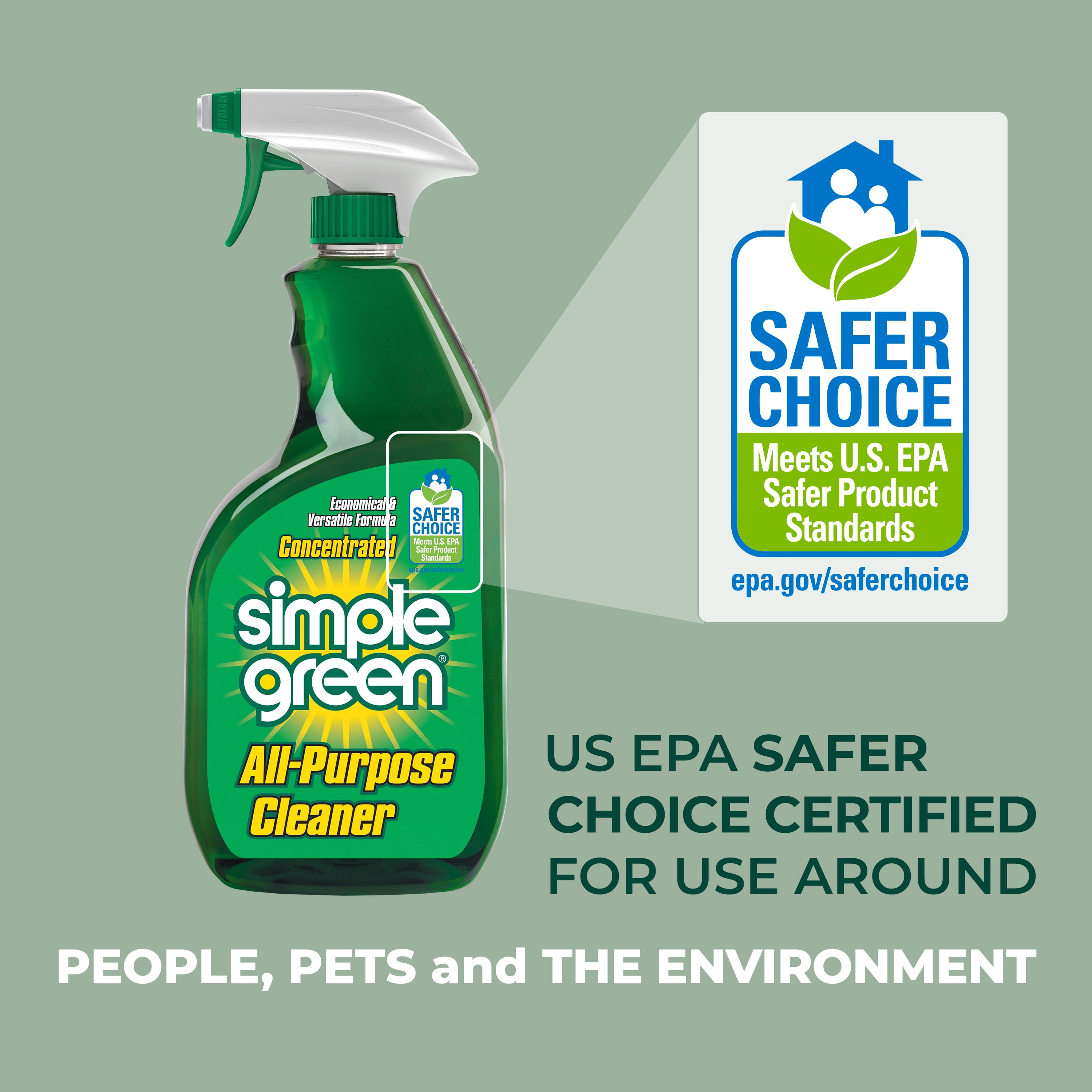 Simple Green All-Purpose Cleaner Concentrate, Heavy-Duty Degreaser and Stain Remover (Original, 3 Pack, 32 fl oz) otipt