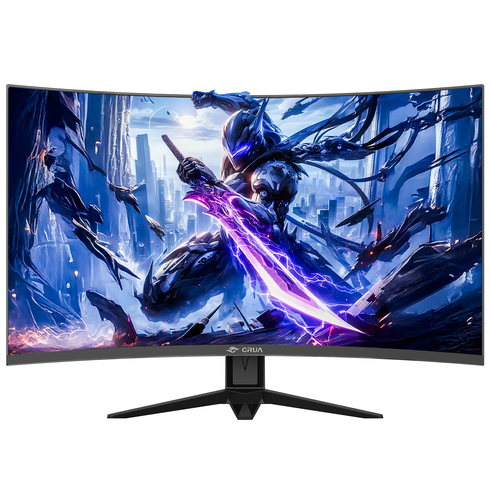CRUA 27 in 2K 260Hz Curved Gaming Monitor, QHD 1440P, 1800R, AMD FreeSync, Built-in Speakers (Black, 27 in) 14mhq