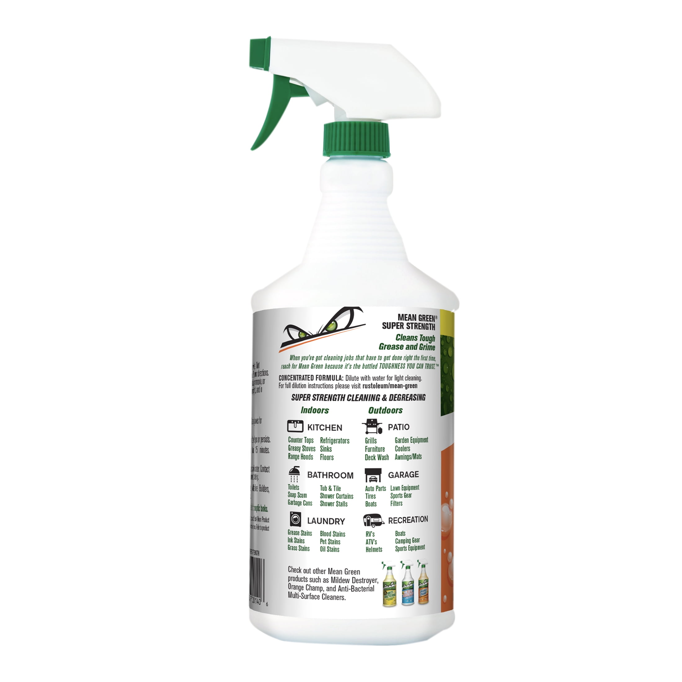 Mean Green Super Strength Cleaner and Degreaser (Green, 40 oz) 2a8st