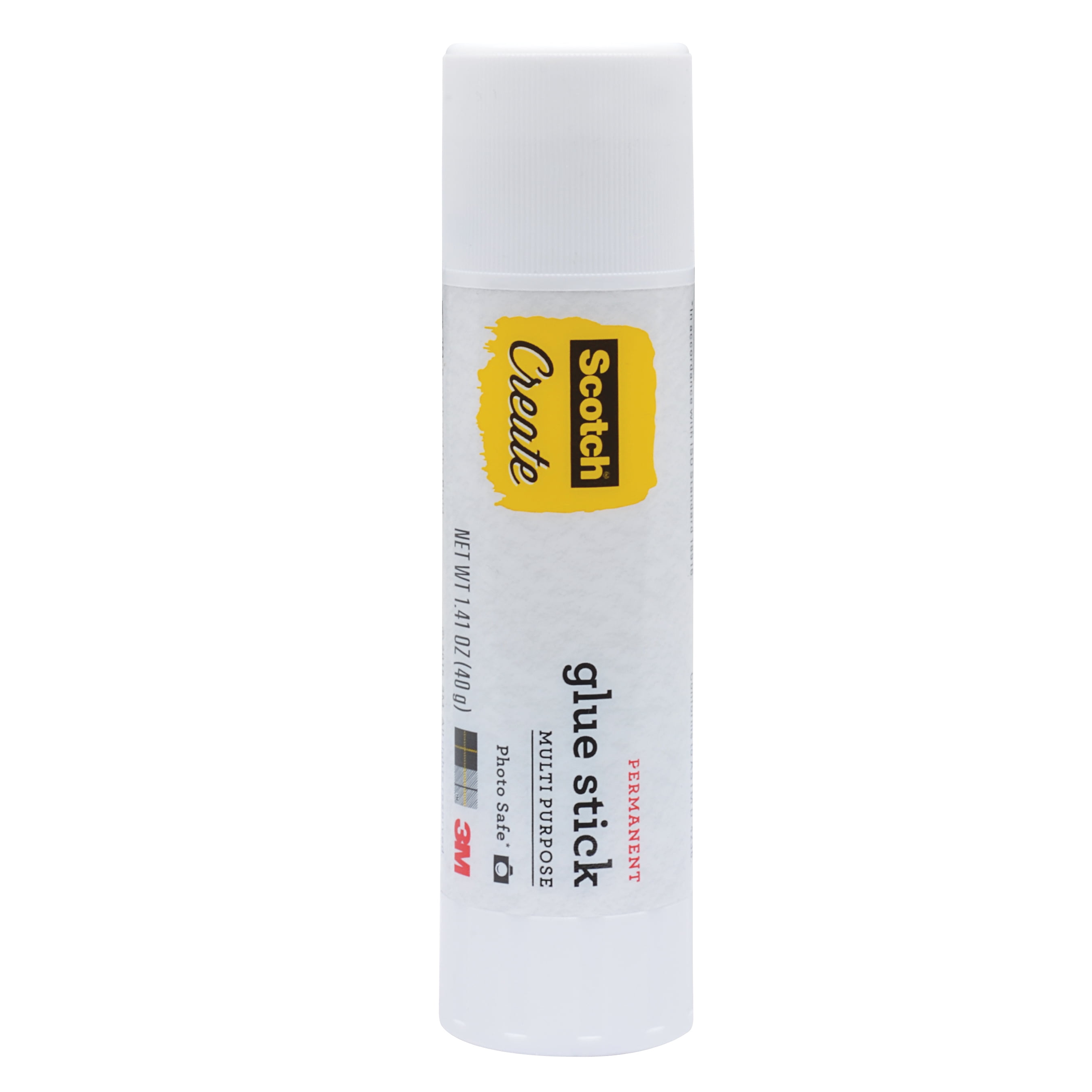 3M Scotch Glue Stick, Acid-Free Adhesive for Scrapbooking and Crafts (White, 1.41 oz) ngfmu
