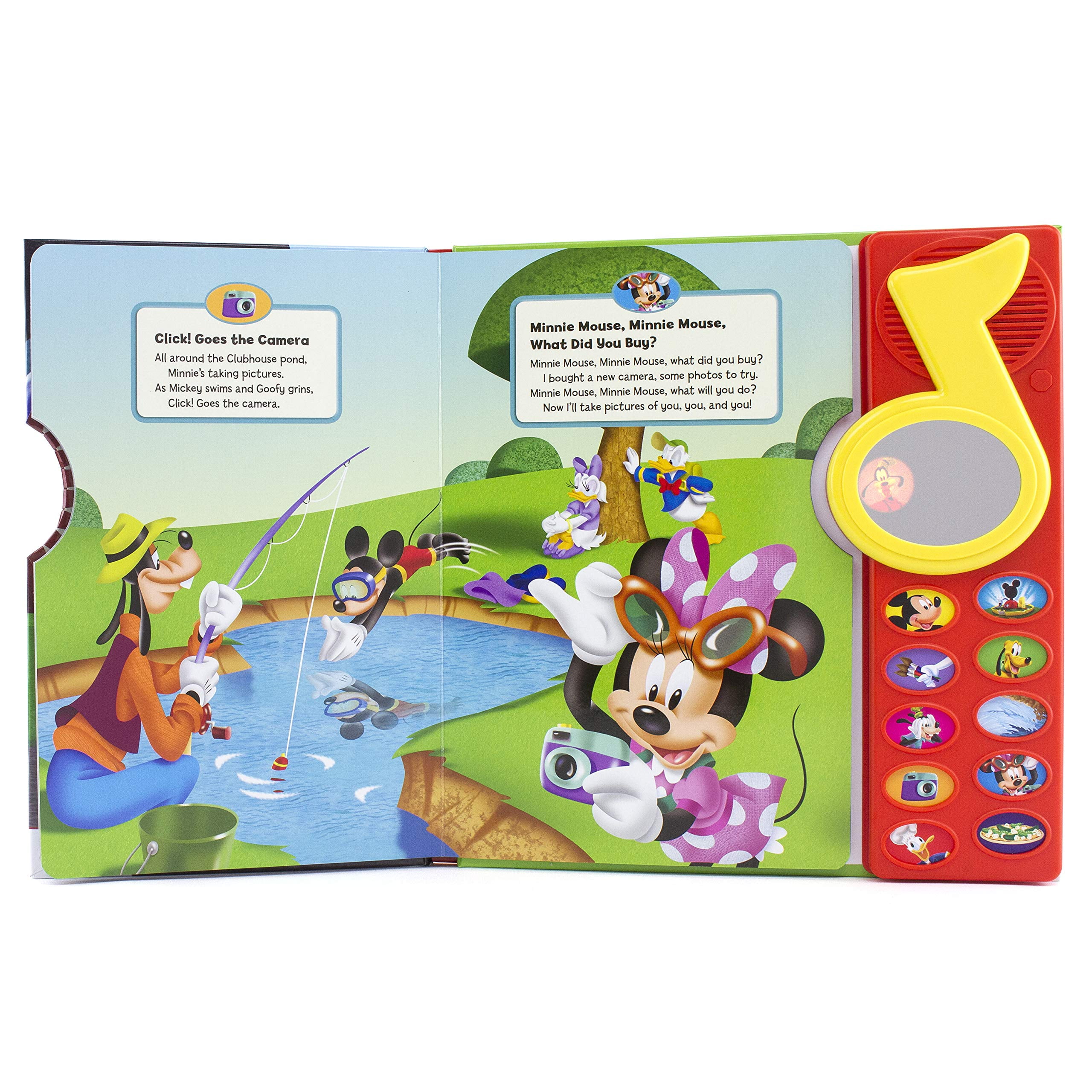 PI Kids Disney Junior Mickey Mouse Clubhouse Sing-Along Sound Book (Hardcover, 10 Songs) h3lku