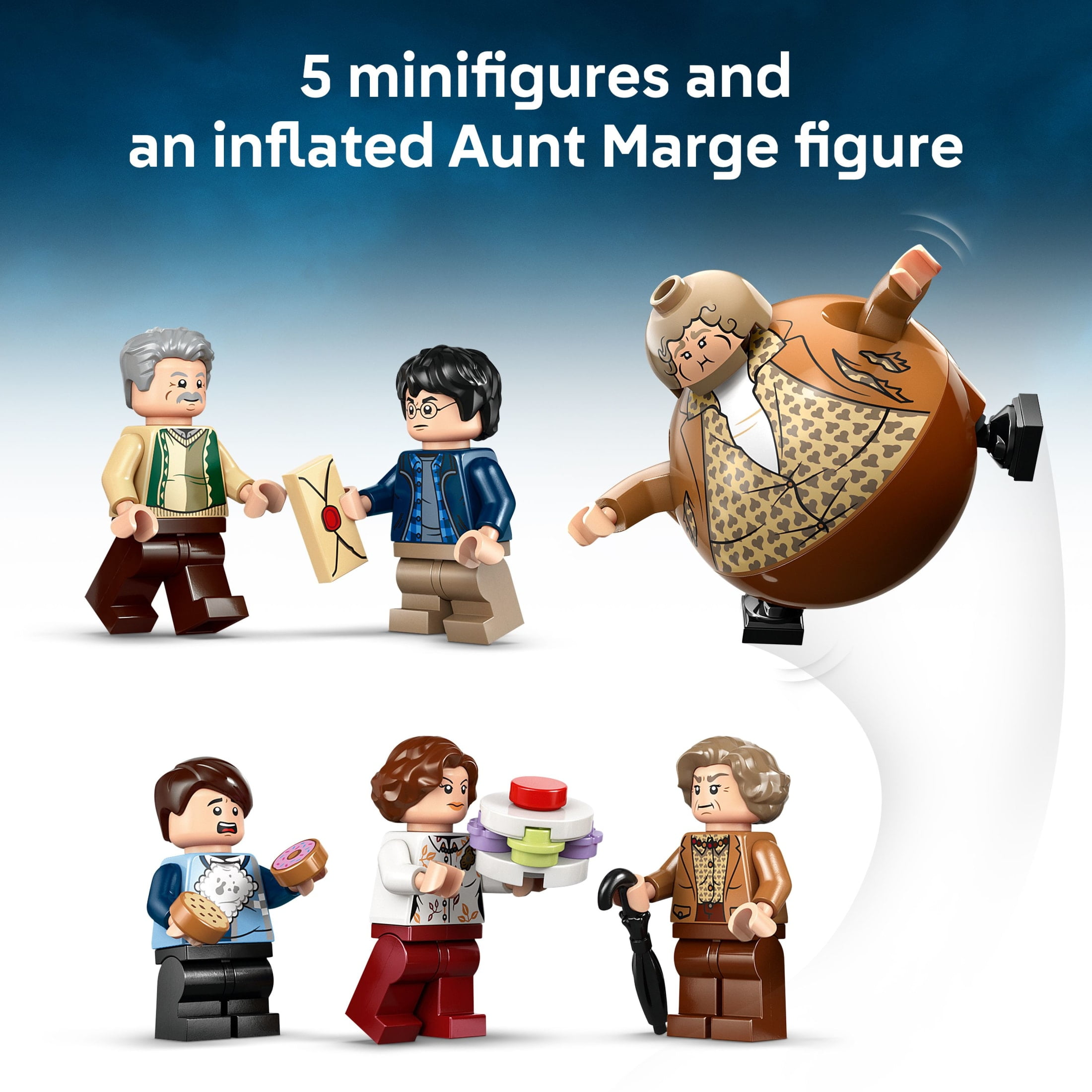 LEGO Harry Potter Privet Drive: Aunt Marge’s Visit Building Set (639 Pieces) fcz8f