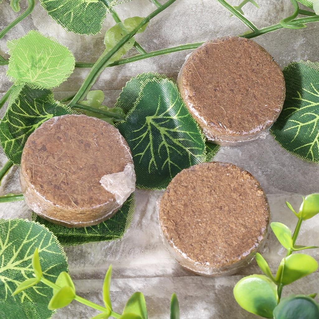 Geemin Coconut Fiber Coir Pellet Nutrient Soil for Indoor and Outdoor Gardening (10 Pack) c10n0