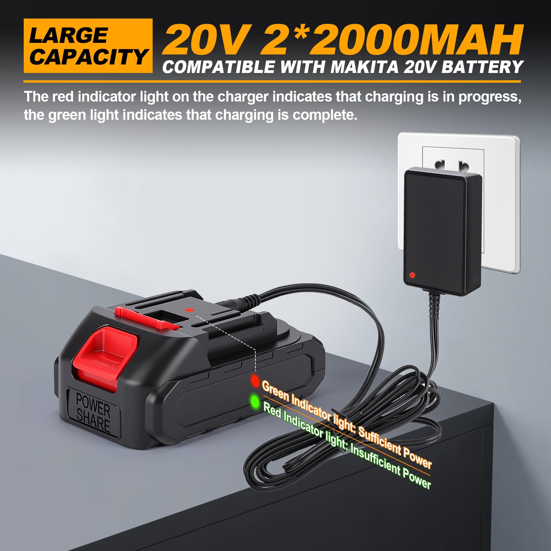 Ldyso Cordless Brushless Nail Gun, 18 Gauge 2-in-1 Brad Nailer and Staple Gun Kit with 2 Batteries, Charger, and 2000 Fasteners (20V) gmwvt